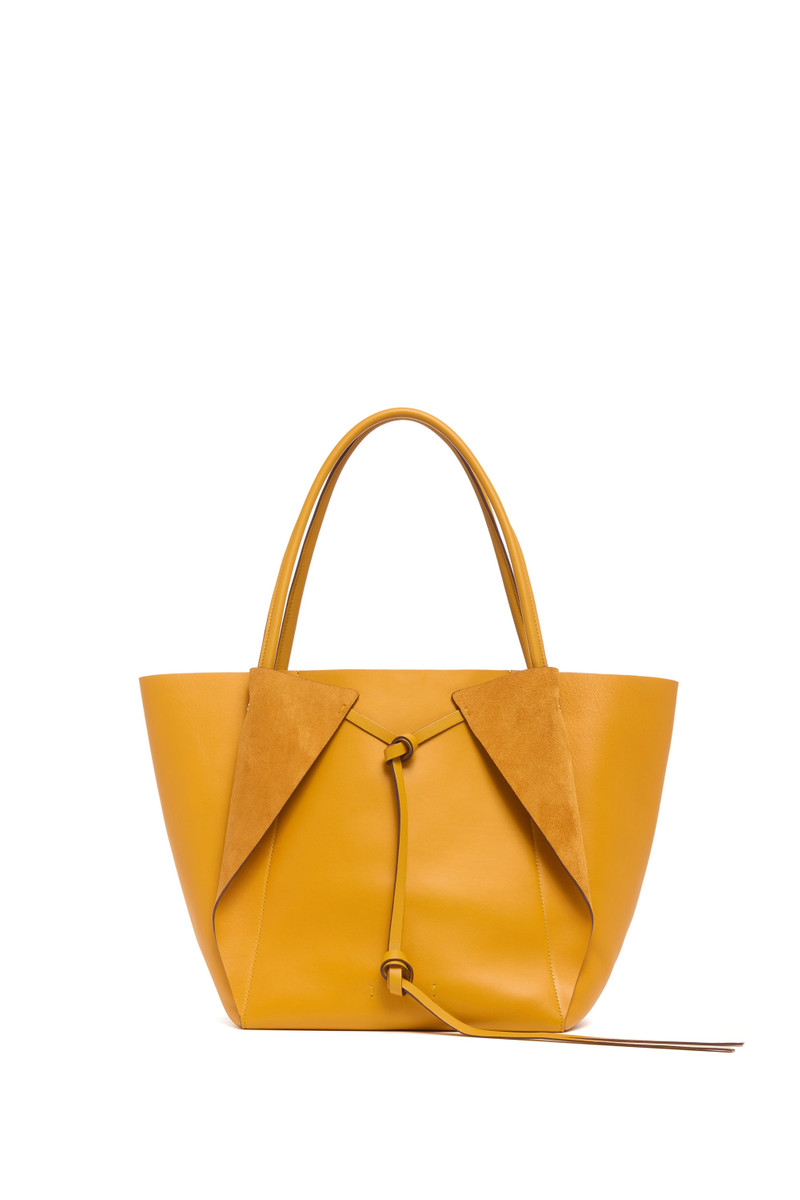 Marija Tote Bag in Golden Birch Nappa Leather 1