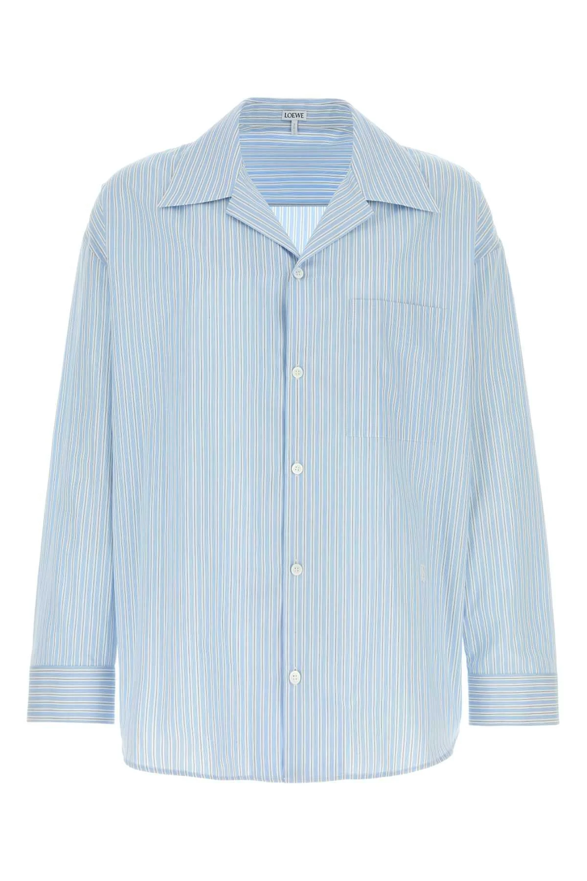 Loewe Men Embroidered Poplin Shirt - 1