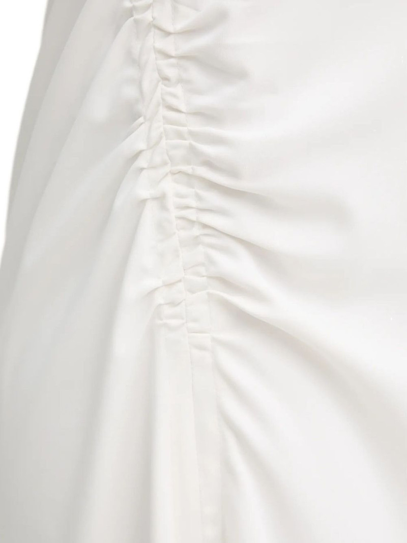 ruched midi dress 5