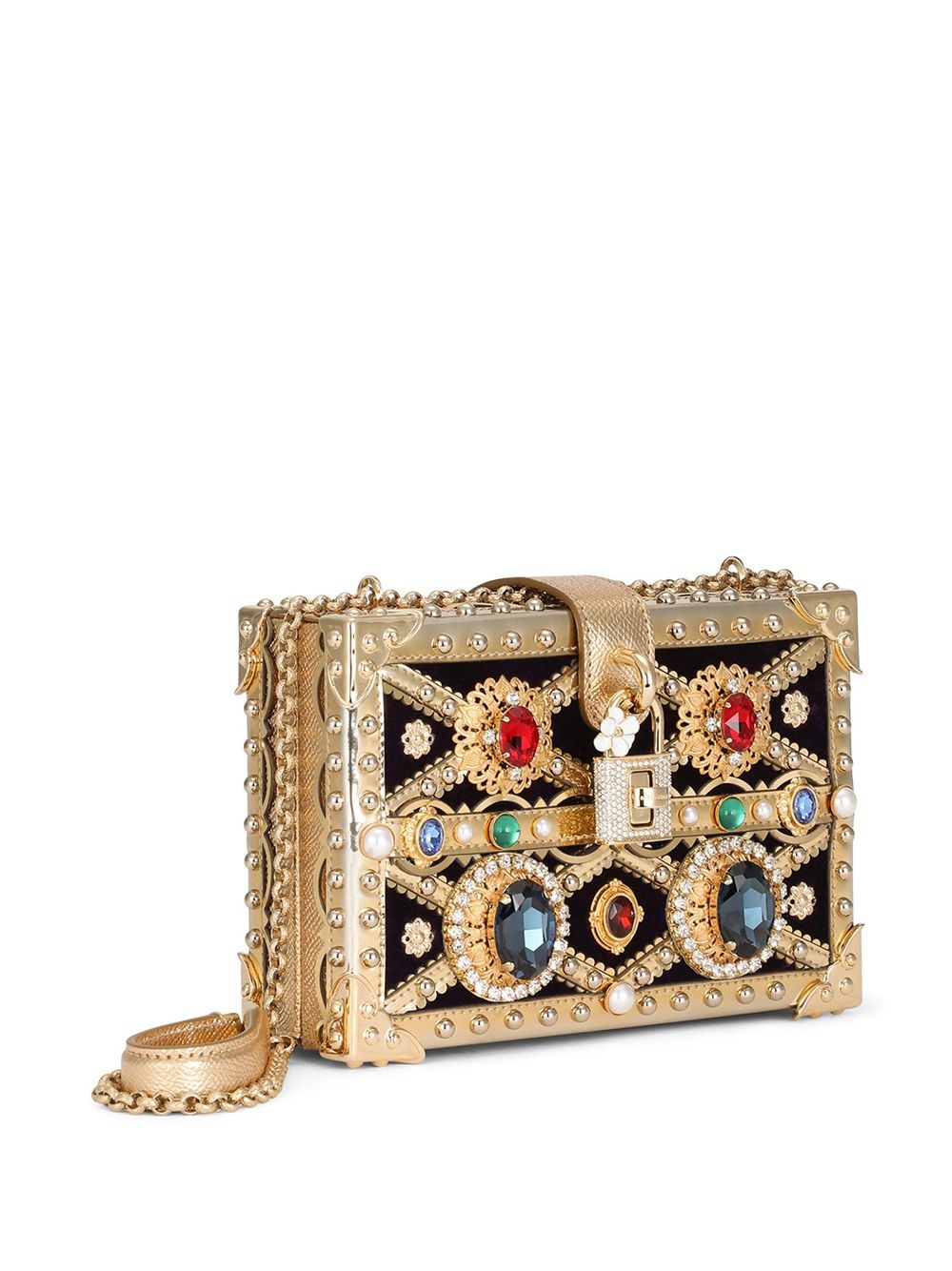 Dolce Box jewelled clutch - 3