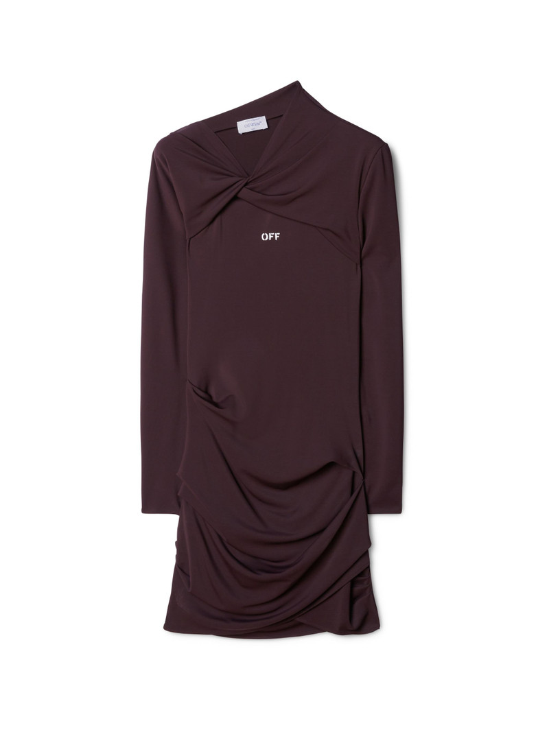 Fluid Jer Twist Mini Dress 1