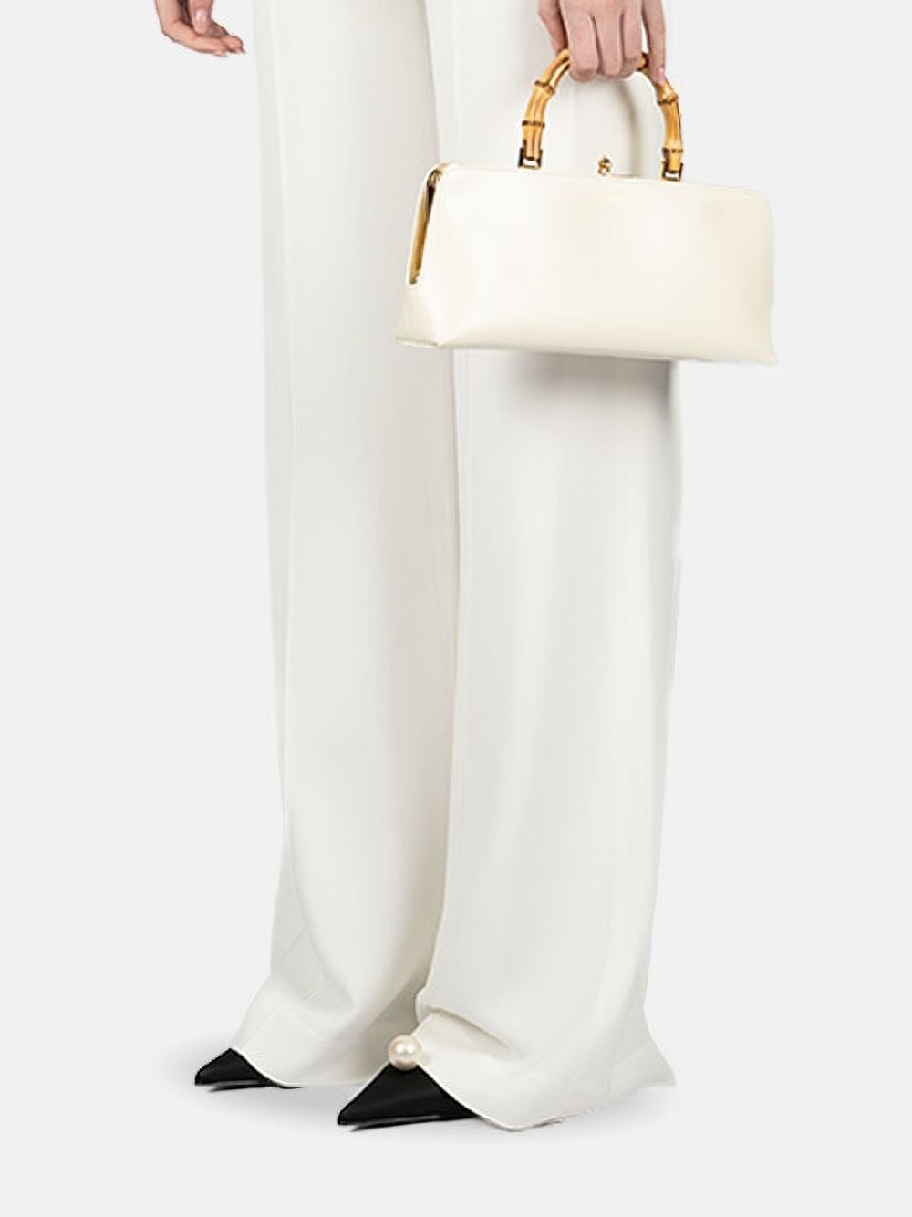 cady-texture trousers - 3