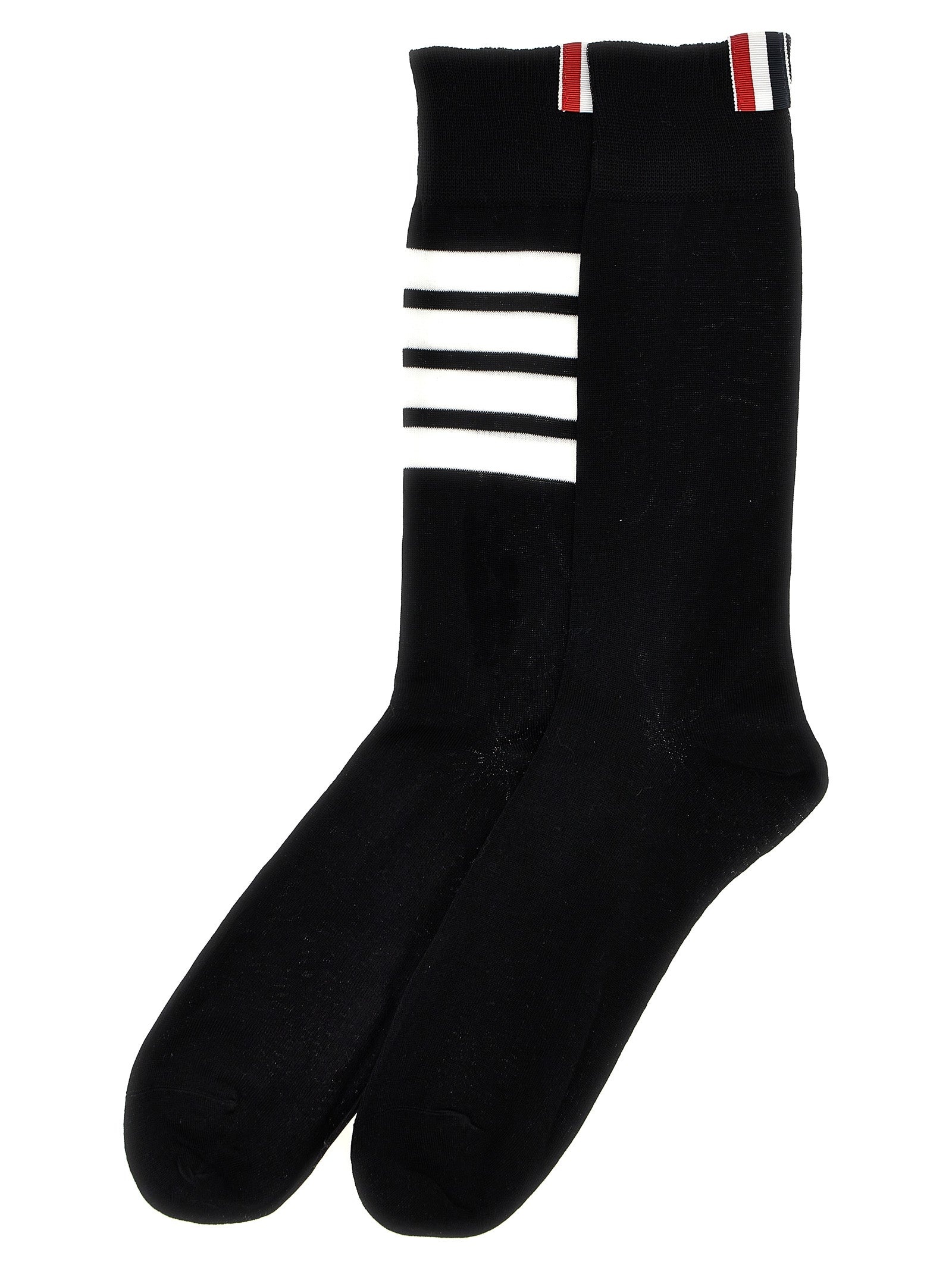 4 Bar Socks White/Black - 2