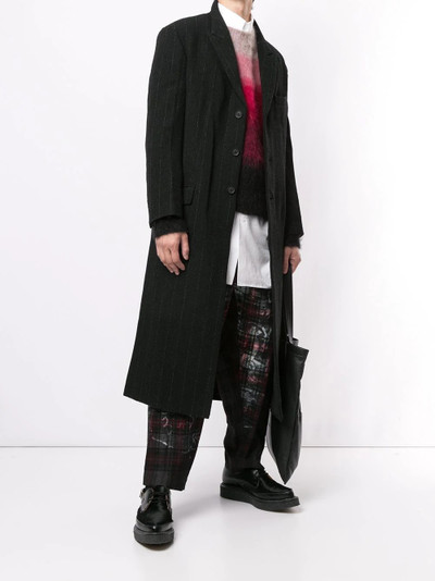 Yohji Yamamoto G-Tab check-pattern trousers outlook