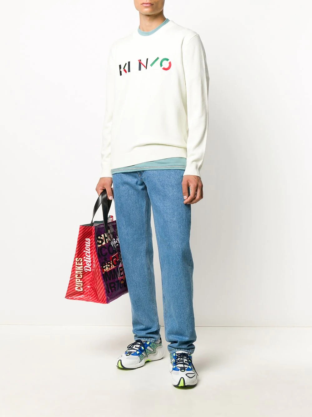 embroidered logo jumper - 2