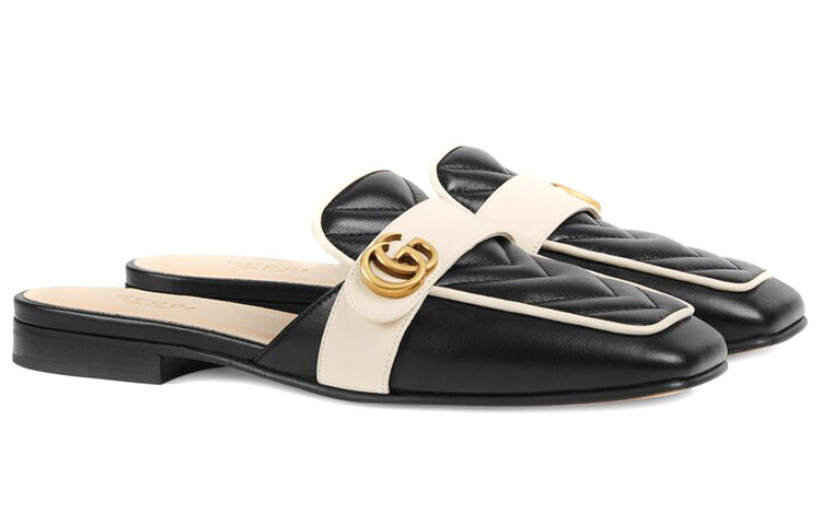 (WMNS) Gucci Double G Slide Sandal 'Black' 670398-BKOE0-1196 - 2