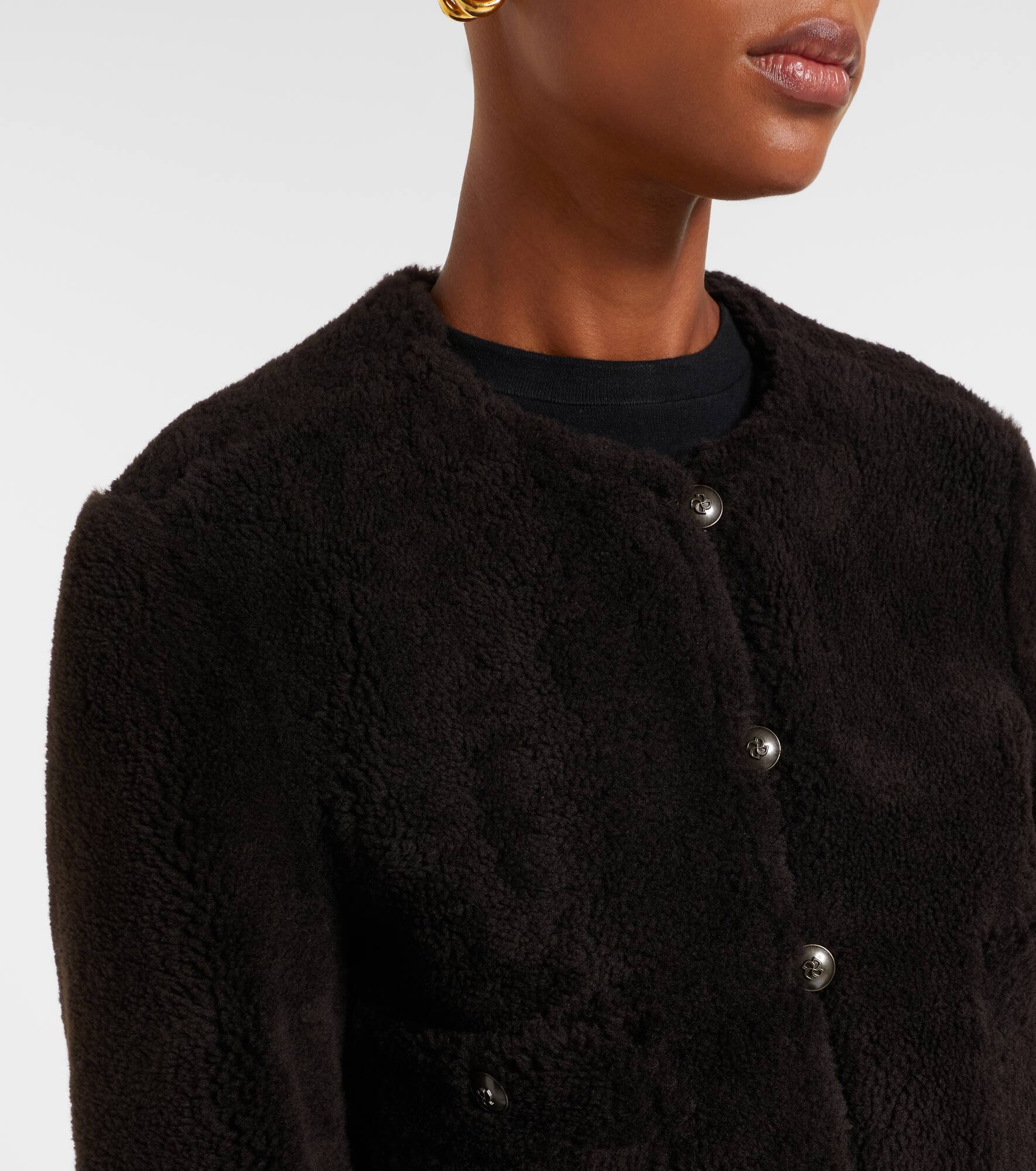 Soft Touch cropped reversible leather jacket - 4