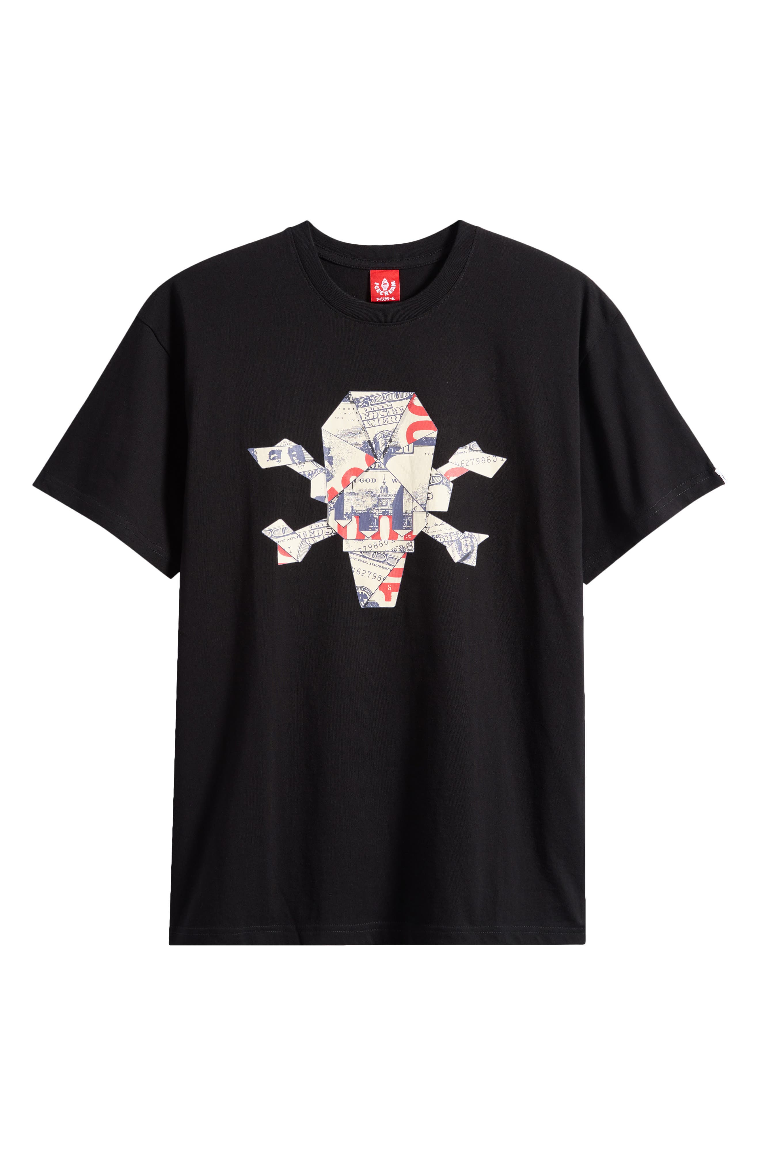 ICECREAM Origami Cotton Graphic Tee in Black at Nordstrom - 5