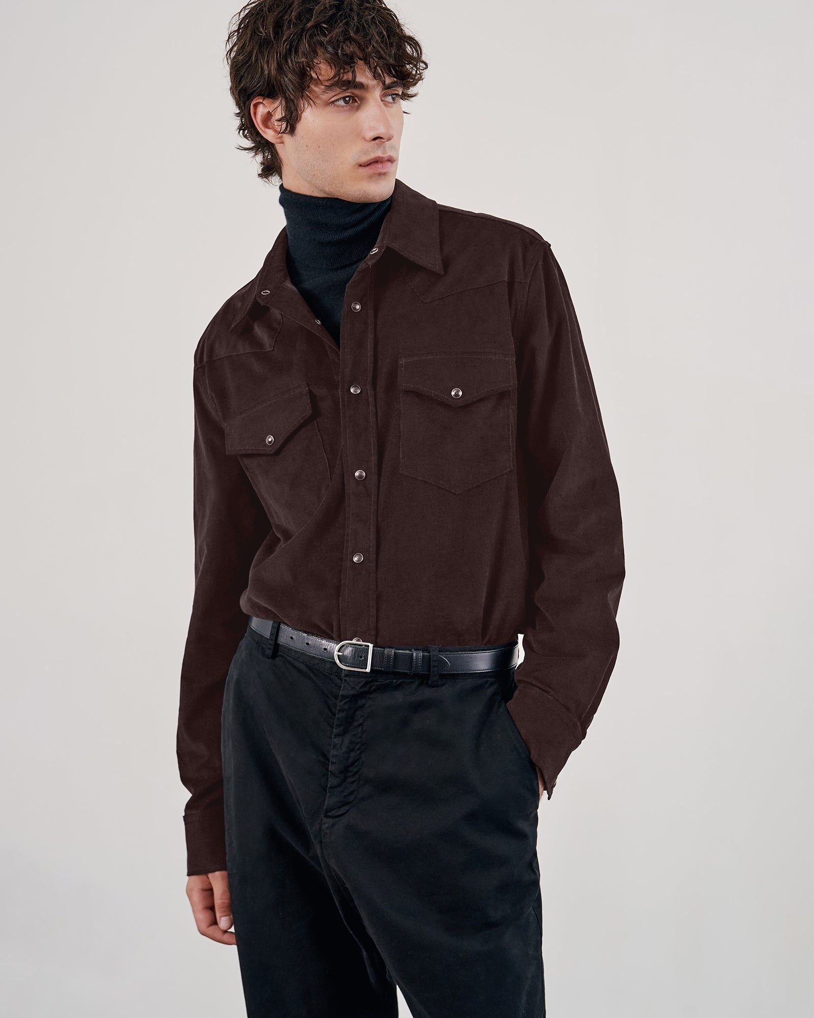 TRAVIS  BUTTON UP - 2