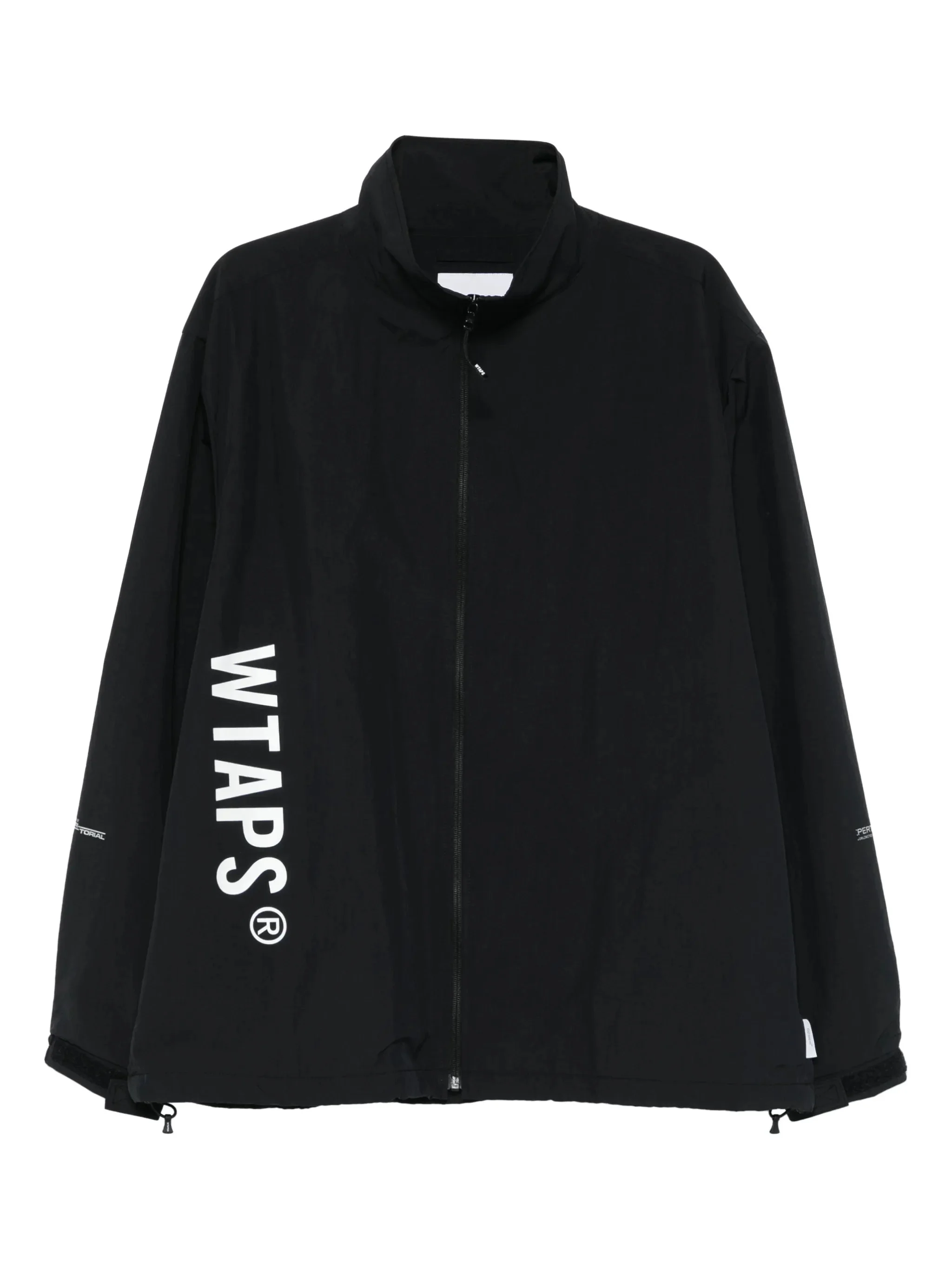 logo-print windbreaker - 1