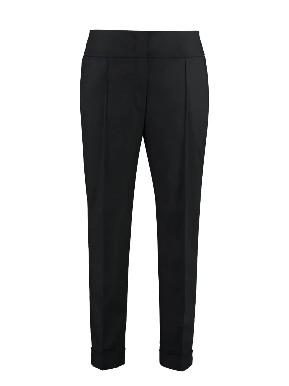 roll-up cuff trousers - 1
