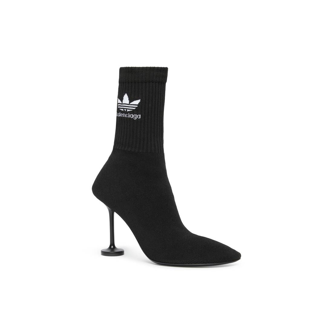 Women's Balenciaga / Adidas Sock 90mm Bootie in Black - 2