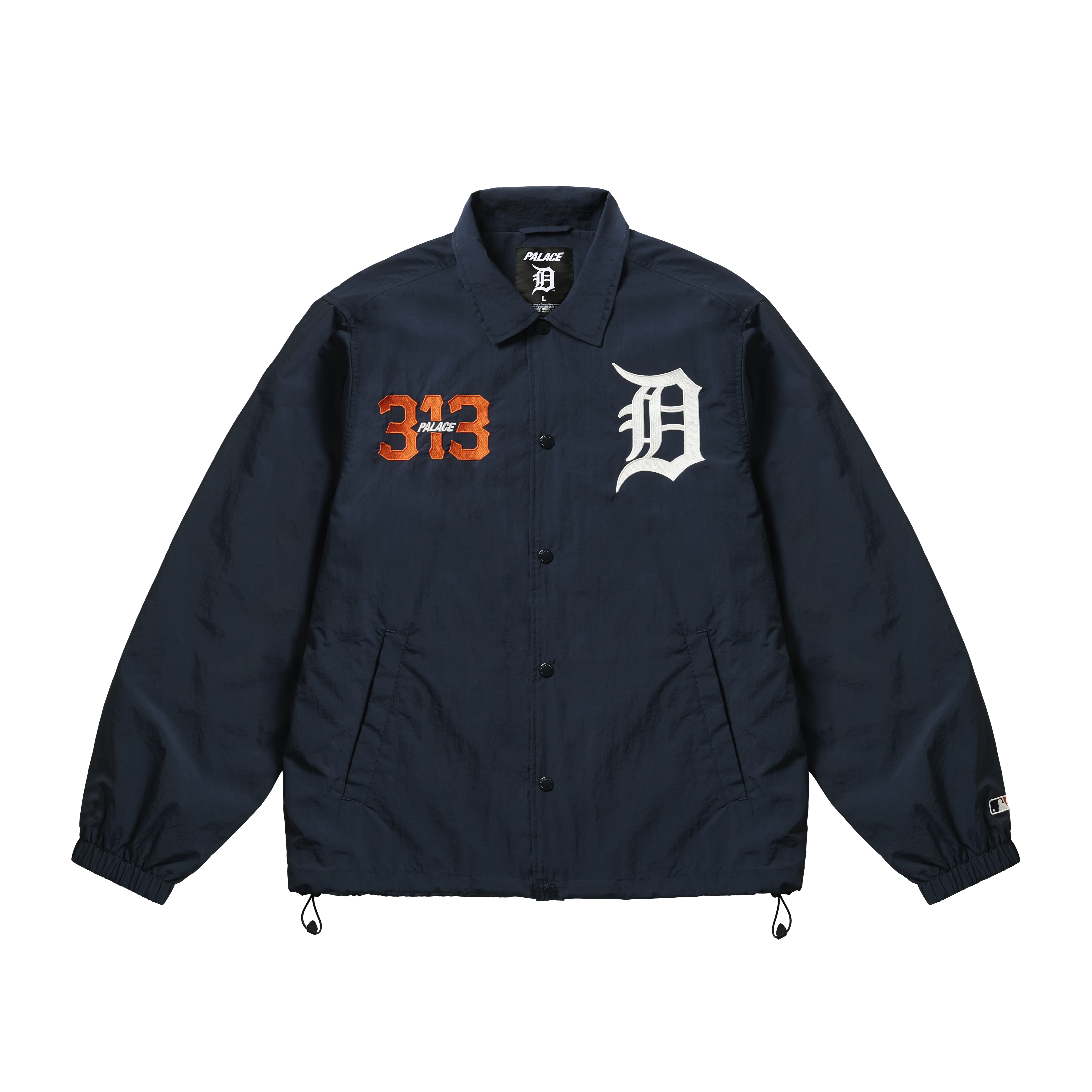 PALACE DETROIT TIGERS COACH JACKET NAVY - 1
