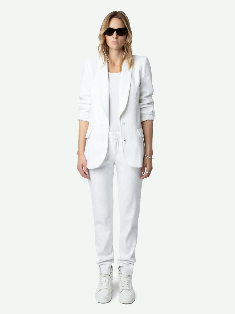 Prune Sequin Pants 5