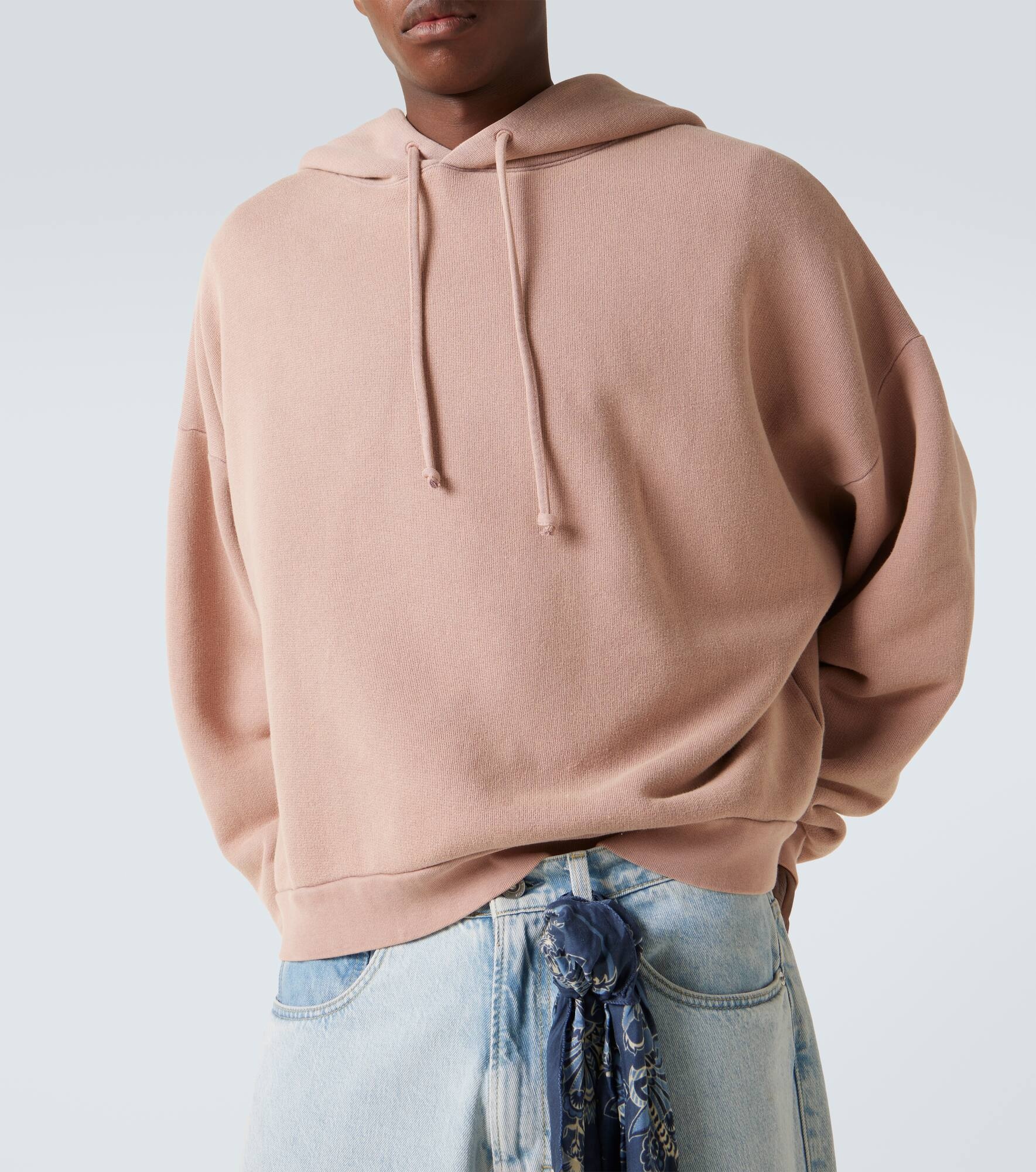 Logo cotton hoodie - 5