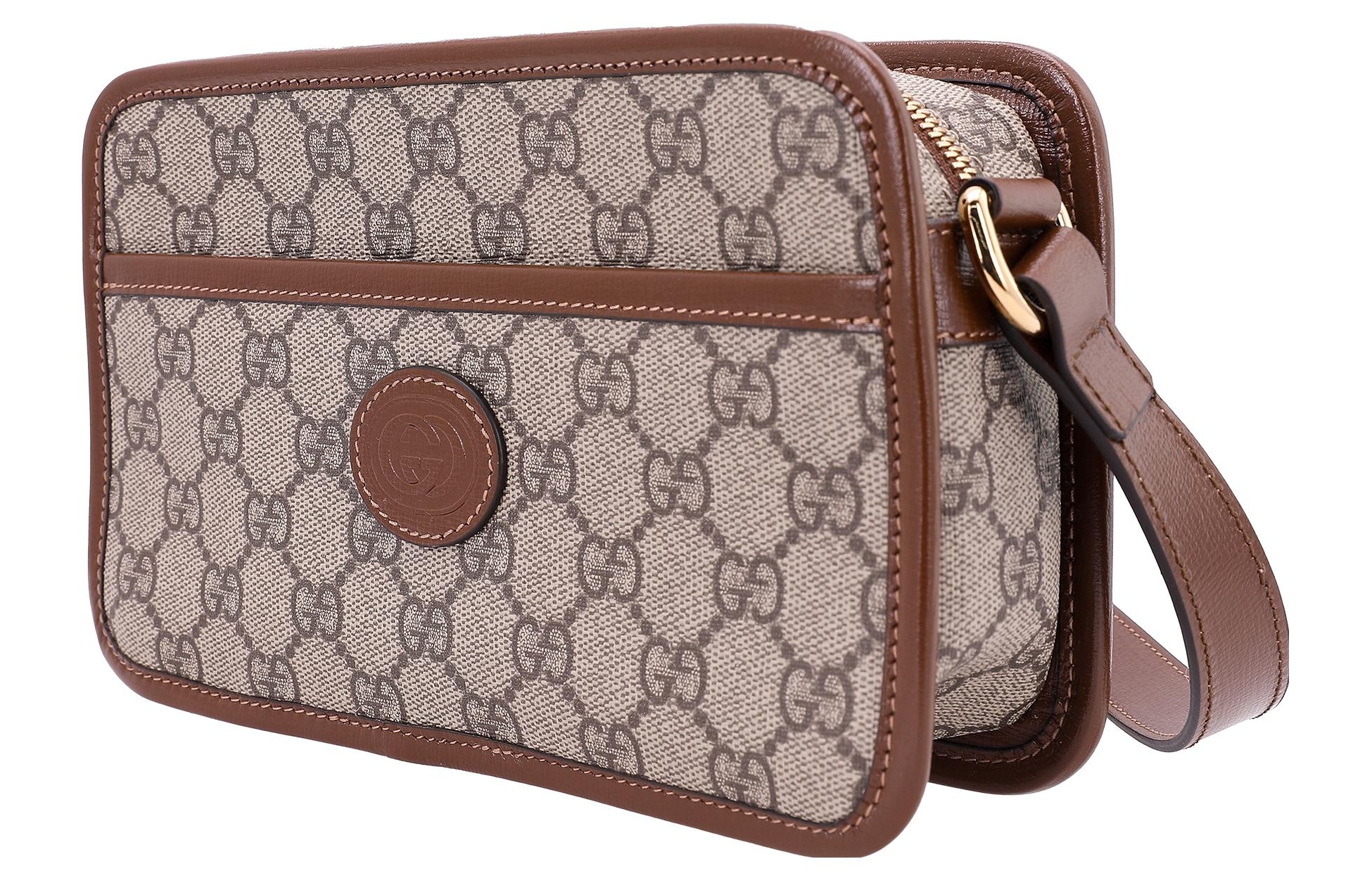 (WMNS) Gucci Mini Bag With Interlocking G 'Beige' 658572-92TCG-8563 - 2