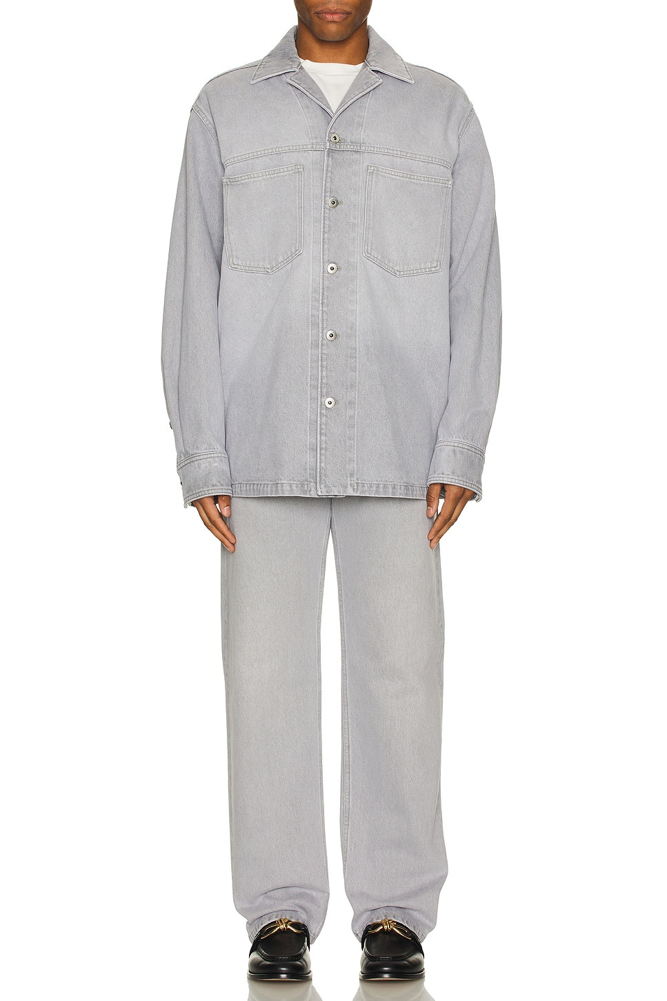 Washed Denim Shirt - 4