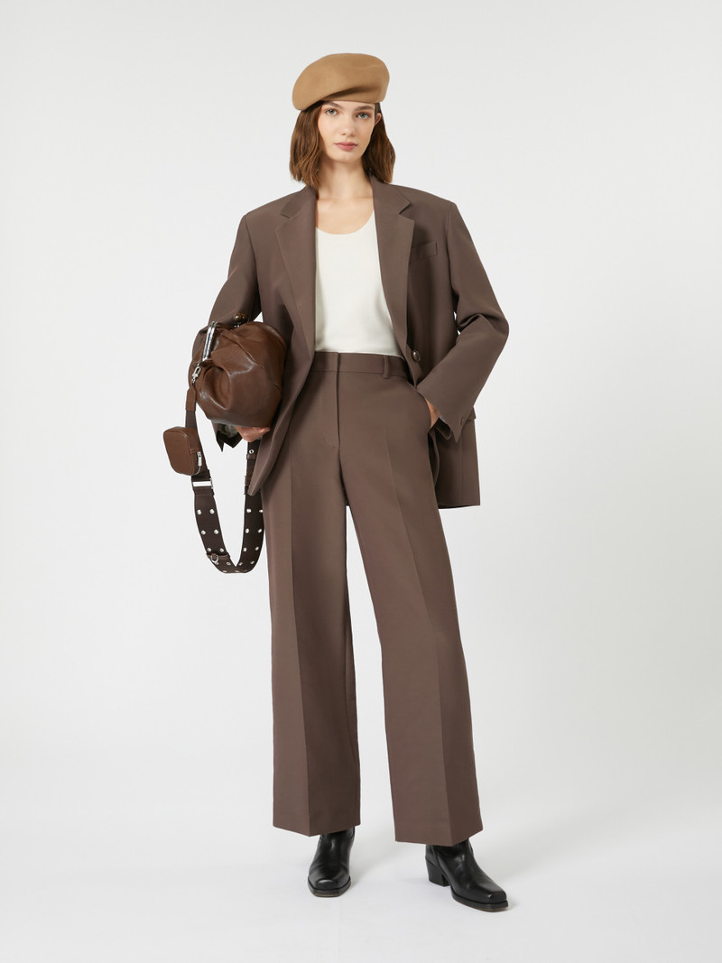 WEEKEND Max Mara FLOC Oversized cotton-blend blazer outlook