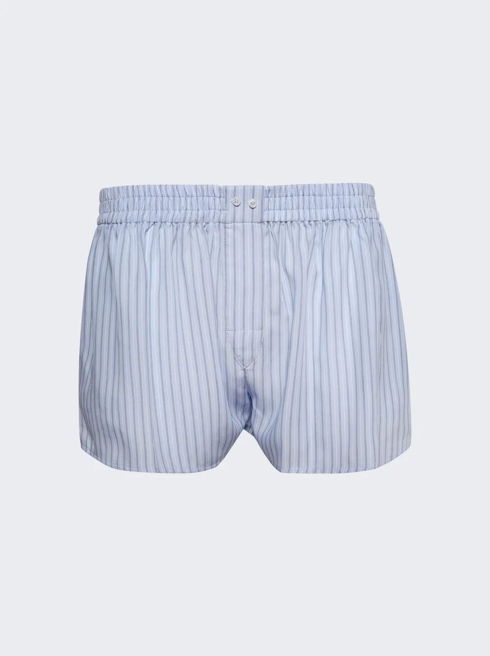 Boxer Short With Slash Pocket Oxford Blue - 1