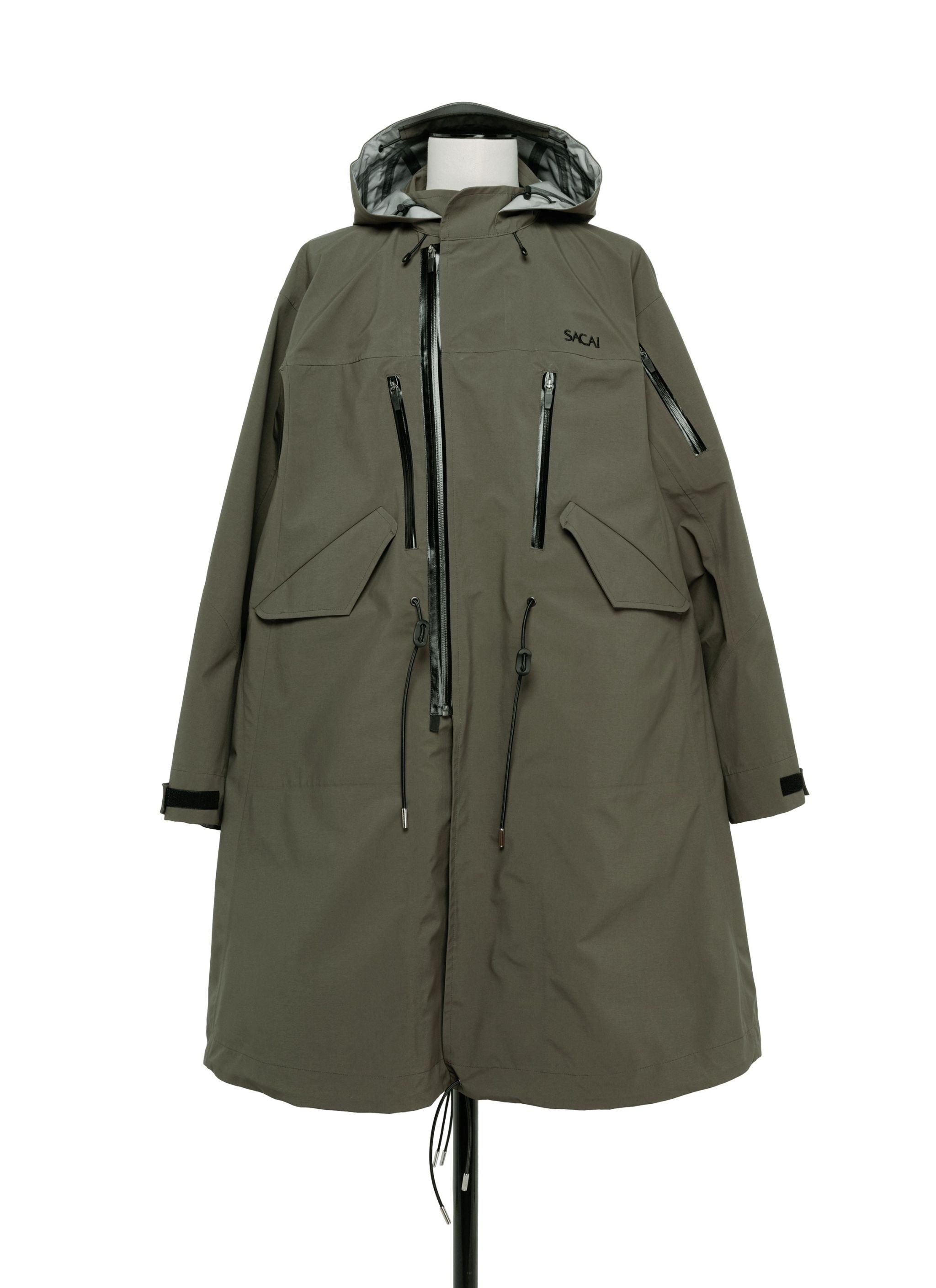 Matte Taffeta Breathable Waterproof Coat - 1