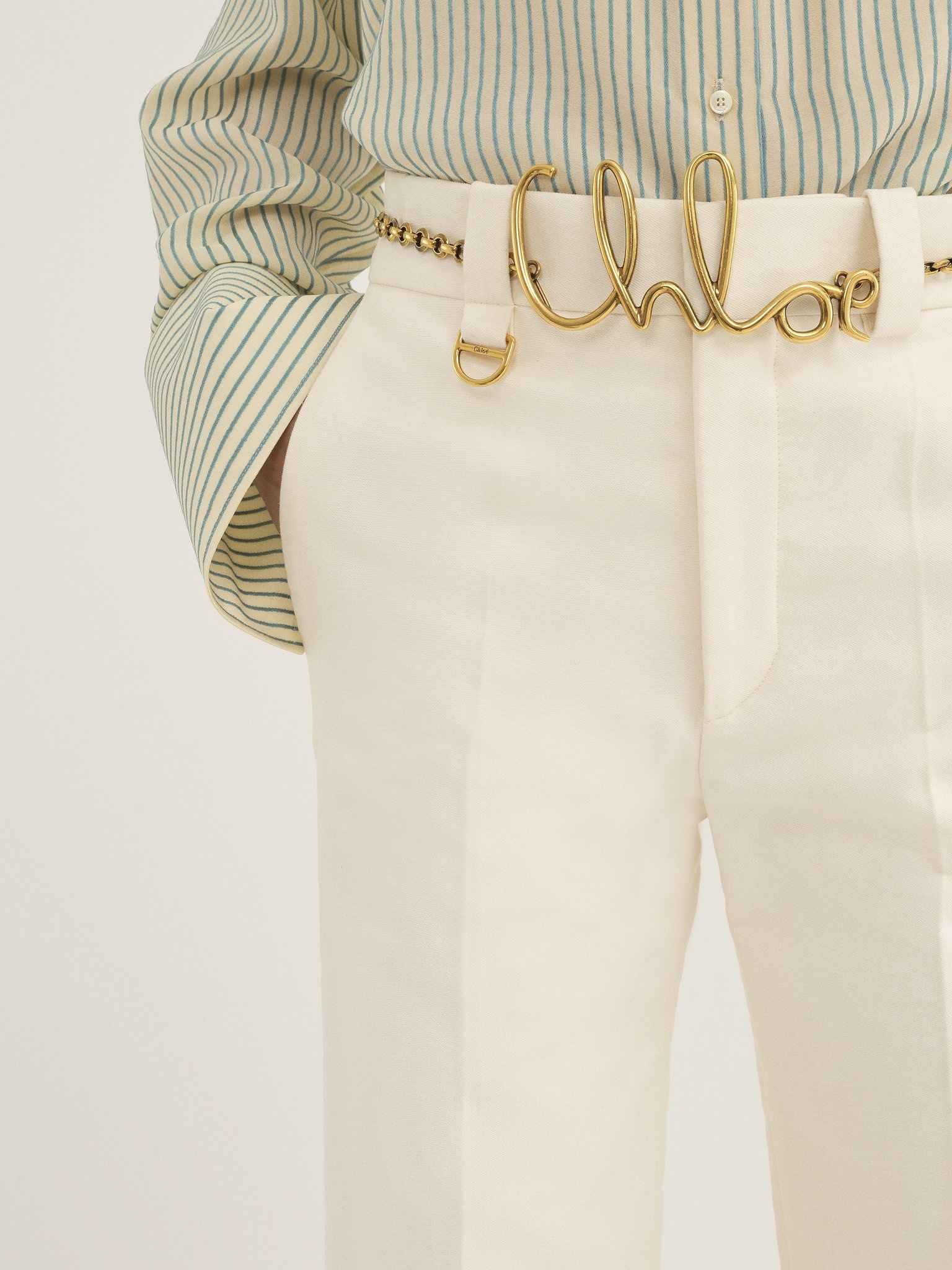 TAILORED PANTS IN BRUSHED COTTON - 7