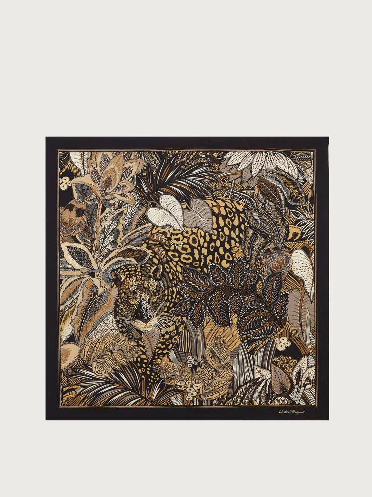 BATIK PRINT SILK SCARF - 1