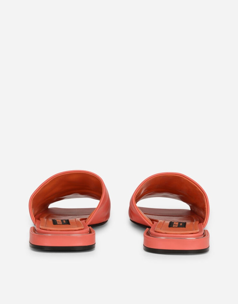 Dolce & Gabbana Nappa leather sliders with DG logo outlook