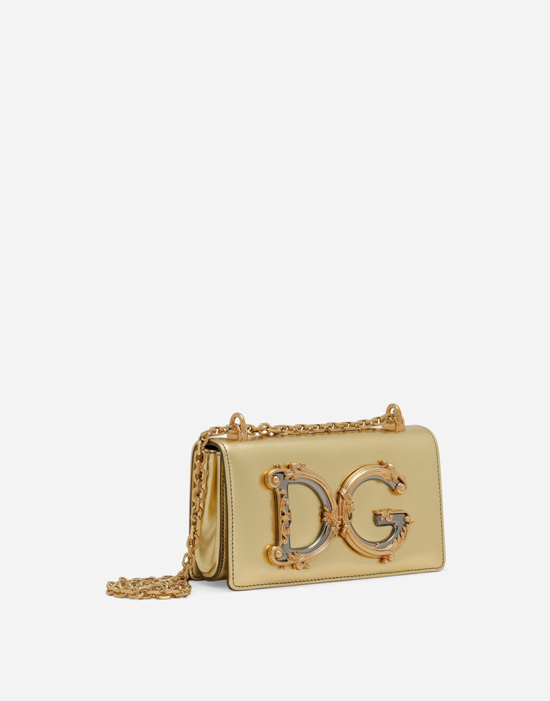 DG Girls phone bag in nappa mordore leather 3