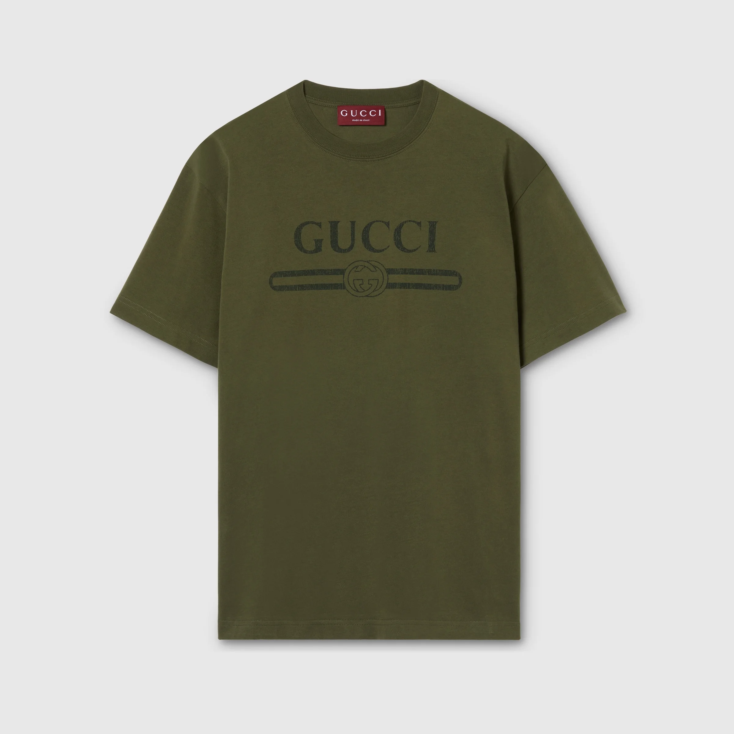 Cotton jersey T-shirt with print - 1