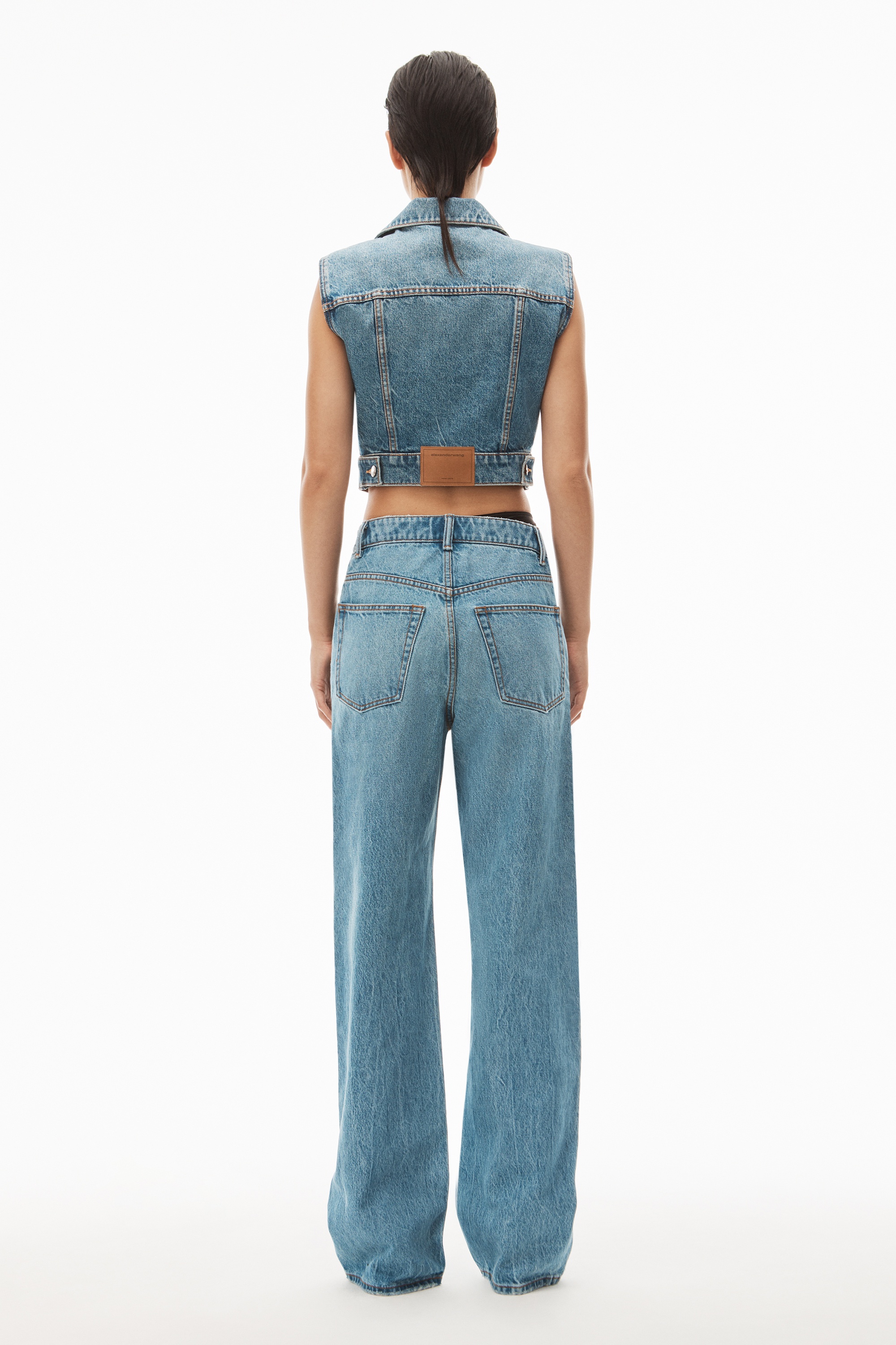 Alexander Wang Visible Underwear Jeans | italist | REVERSIBLE