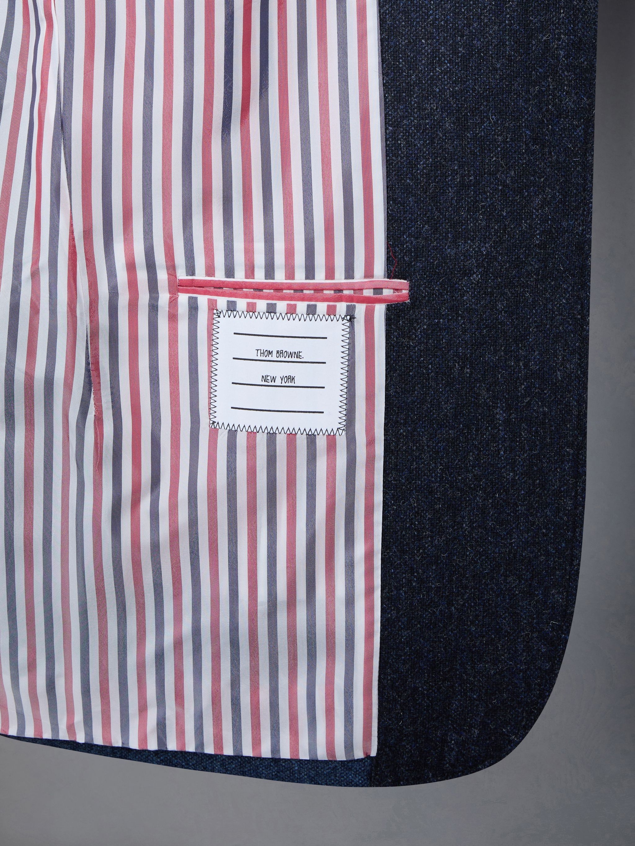 Fun-Mix Donegal Tweed Sack Sport Coat - 5