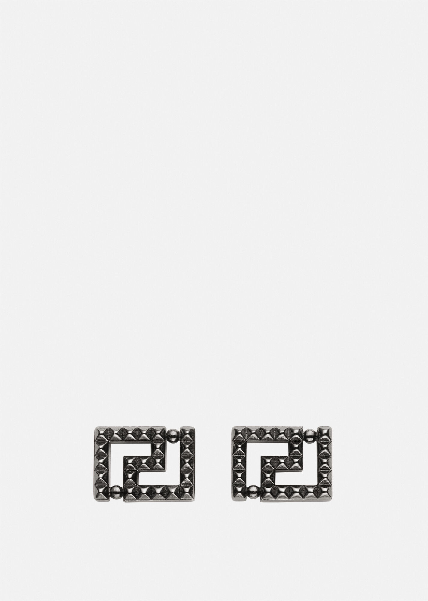 Studded Greca Earrings - 1
