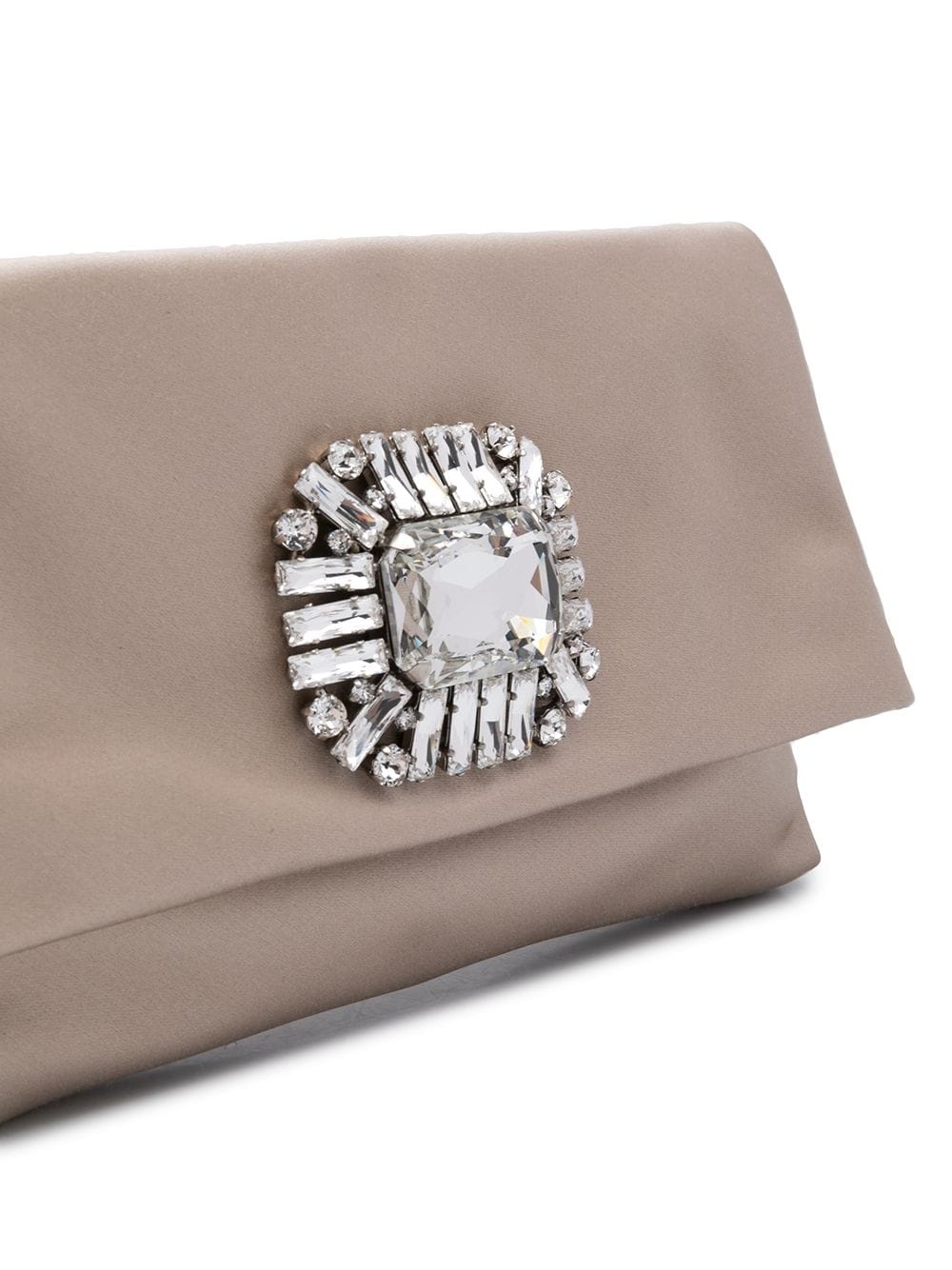 Titania crystal-embellished clutch - 4