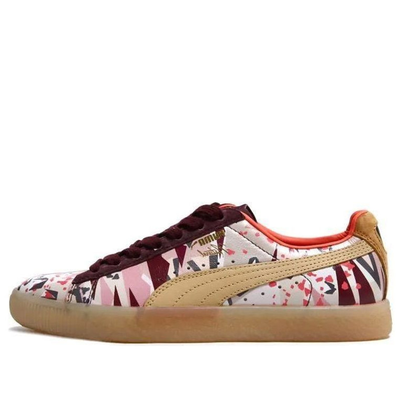 (WMNS) NATUREL x PUMA Clyde Board Shoes Multi-Color 364454-01 - 1