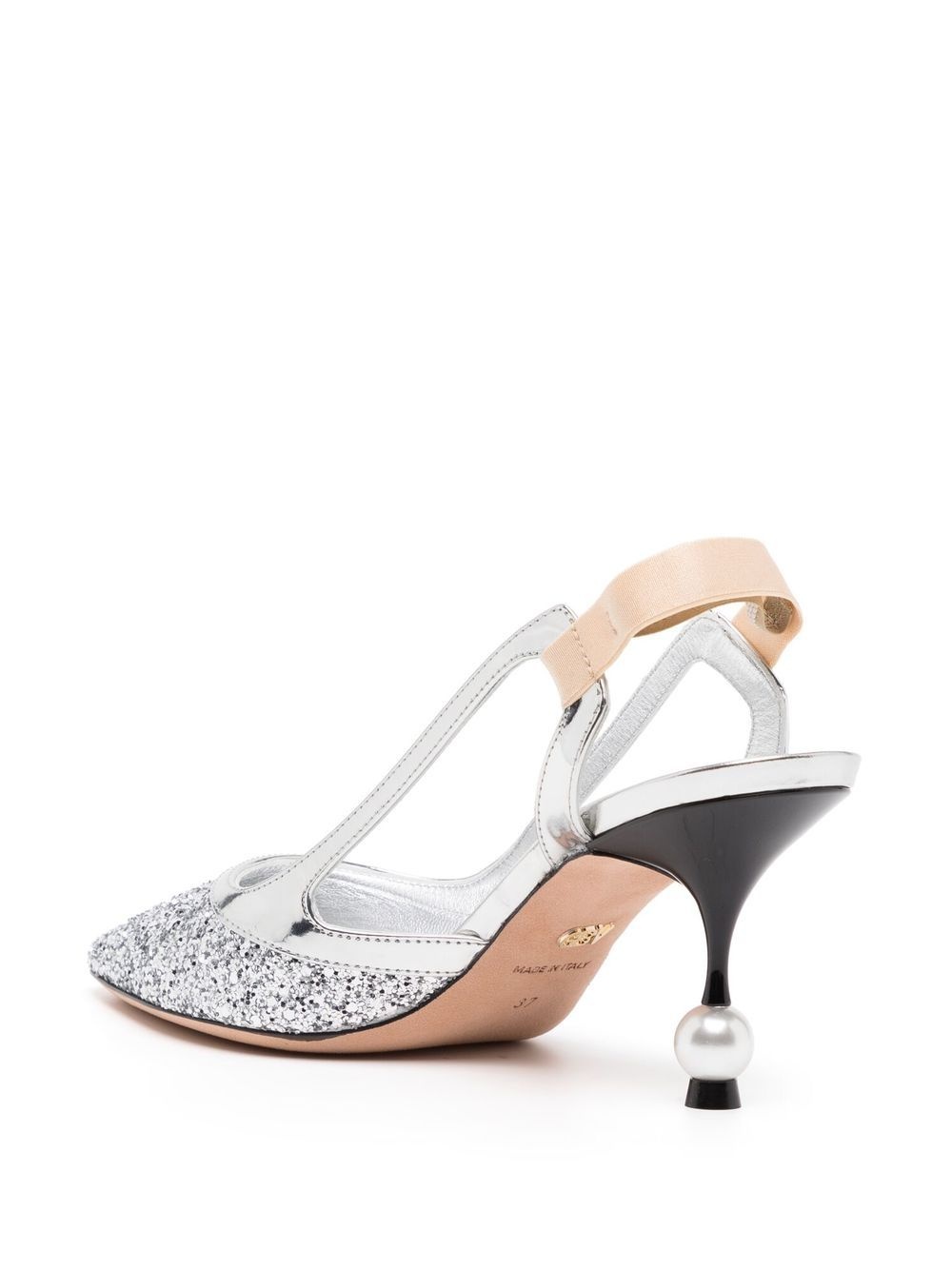 75mm rhinestone-embellished pumps - 3