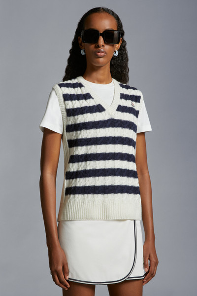 Moncler Striped Wool Vest outlook