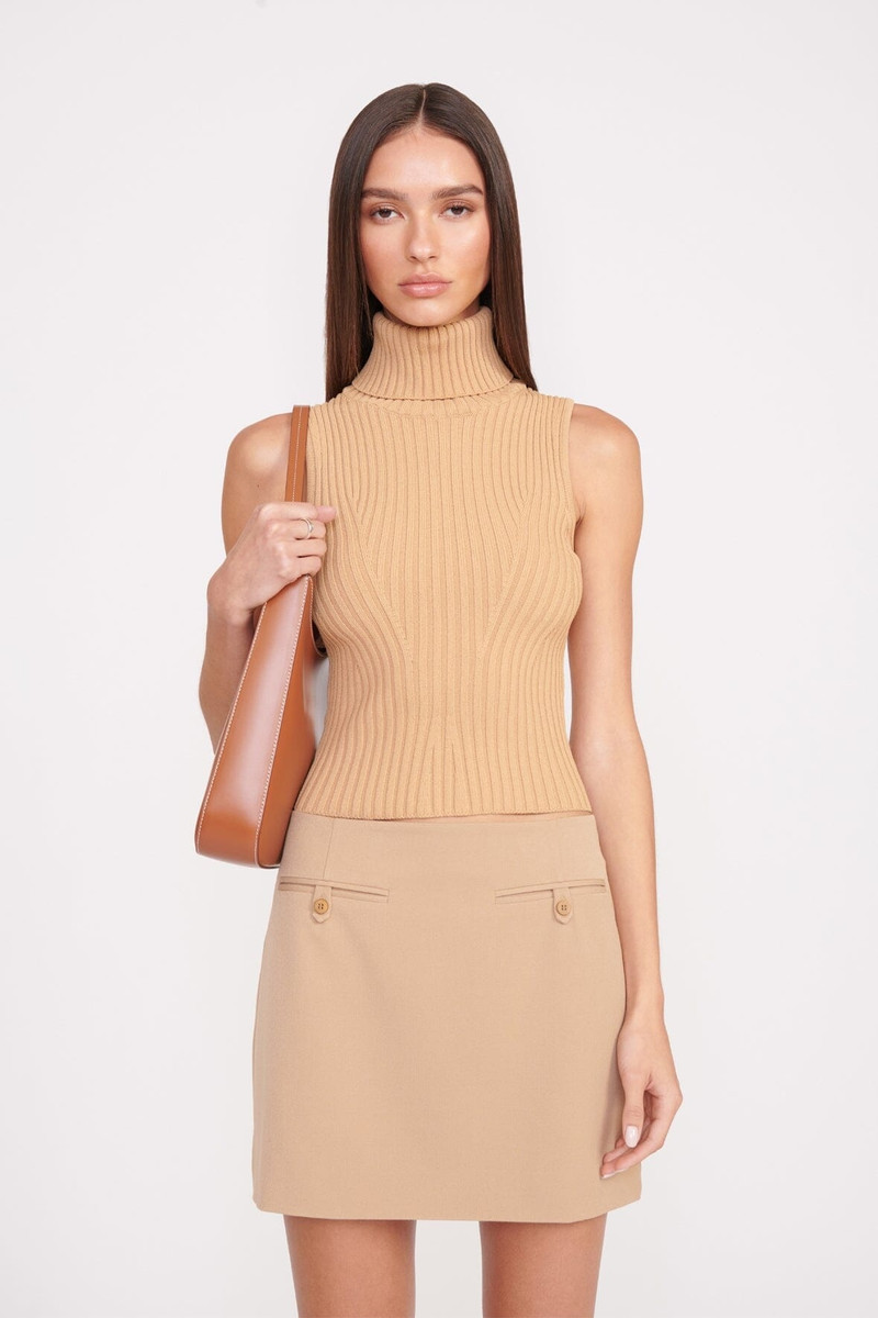 STAUD ALEC BAG TAN 3