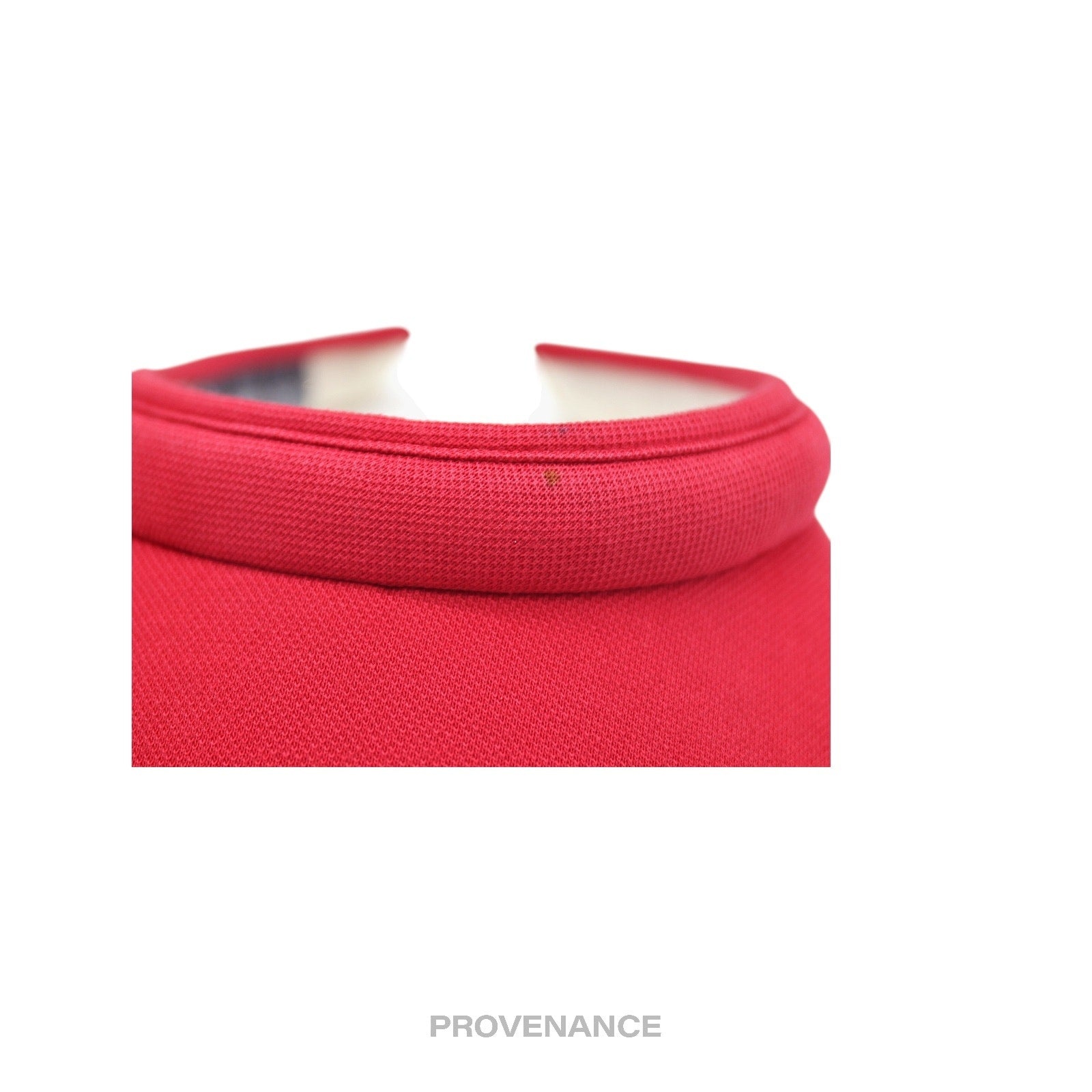 Burberry Burberry Golf Knight Logo Visor - Nova Check Red  display picture 1