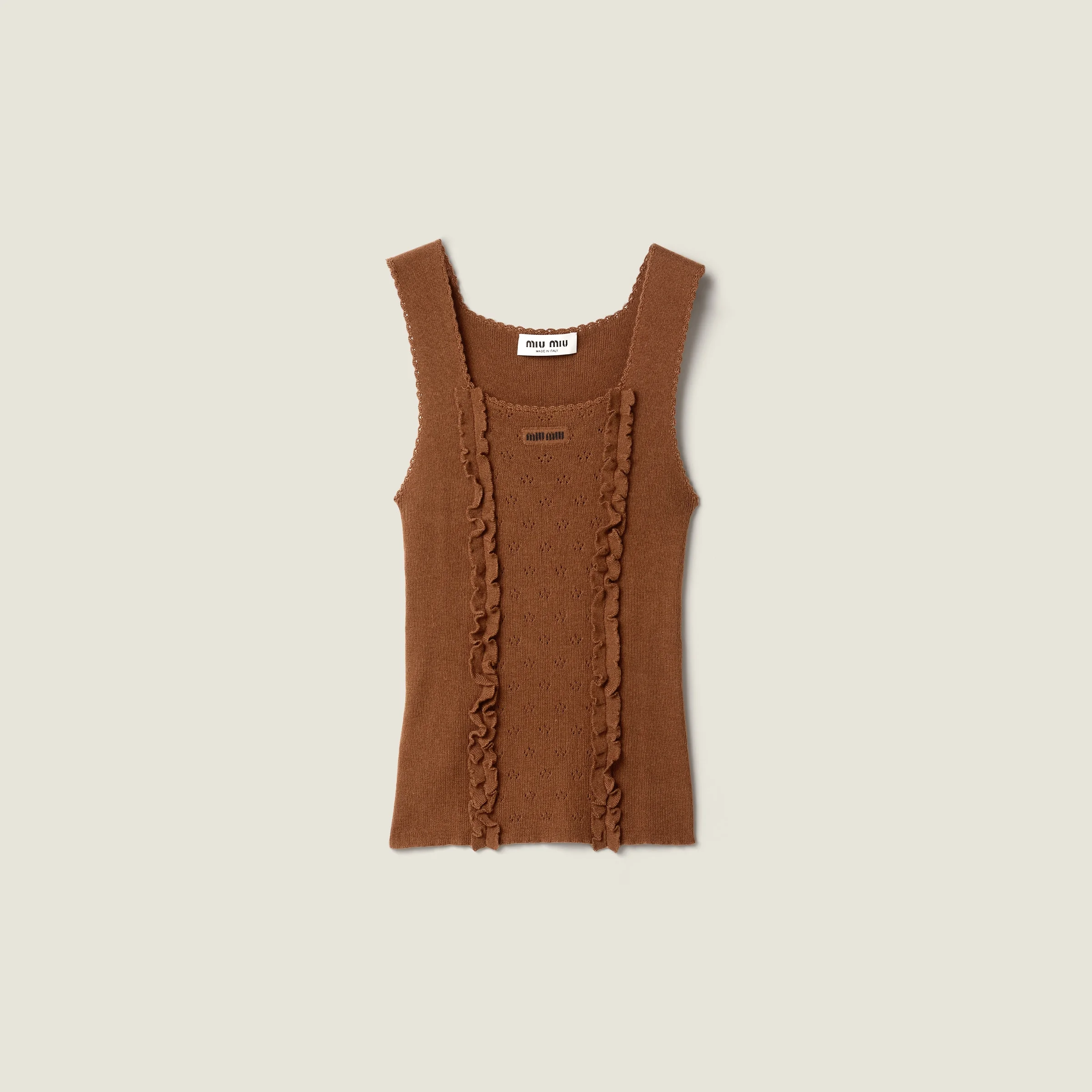 Cashmere and silk top - 1