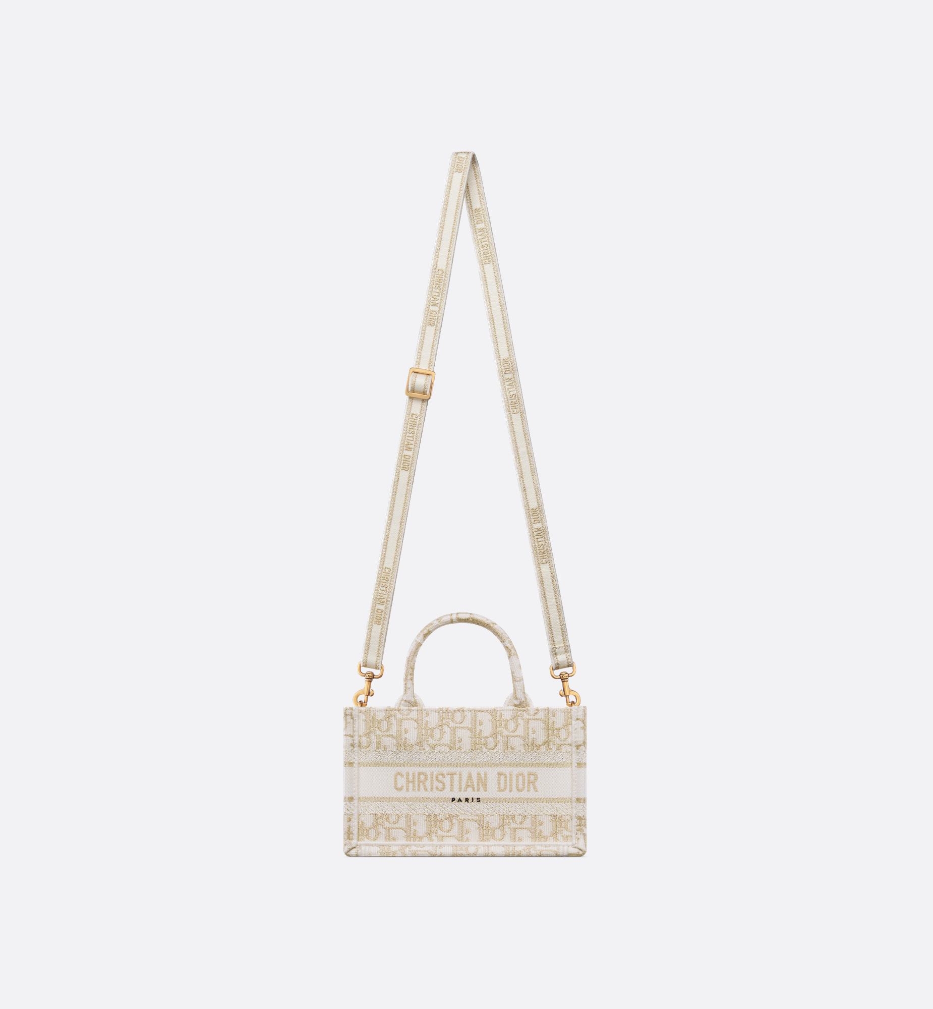 Mini Dior Book Tote with Strap - 4