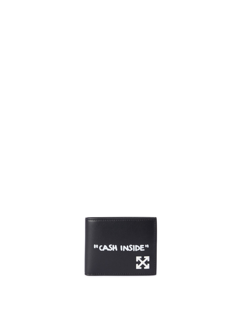 Black Jitney Quote Bifold Wallet - 1