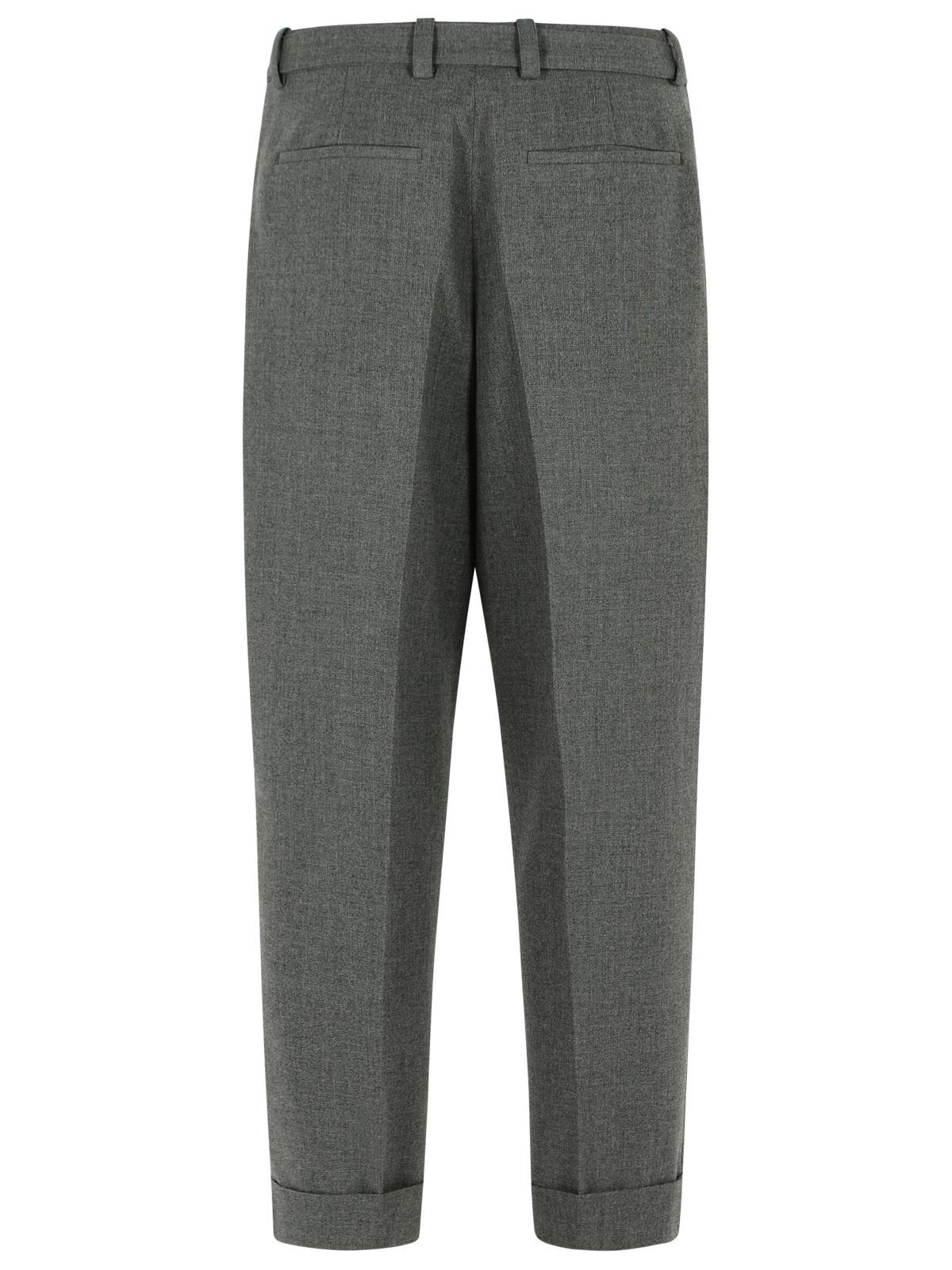 Jil Sander Grey Wool Trousers Men - 3