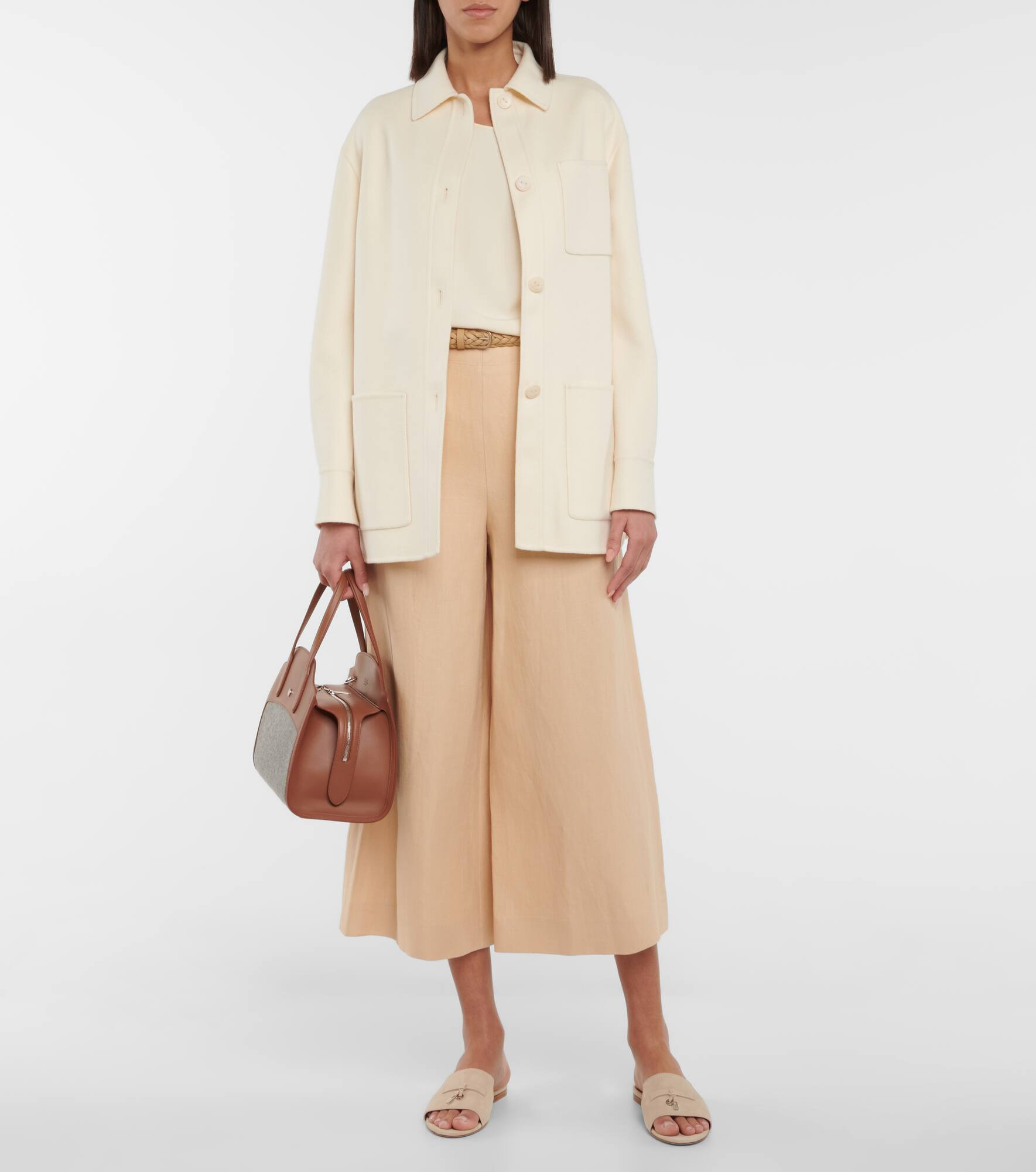 Larson cashmere shirt jacket - 2