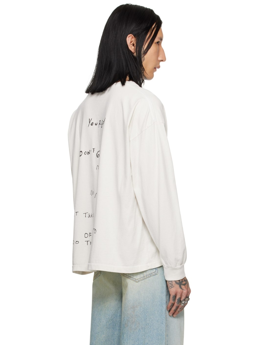Off-White Graphic Long Sleeve T-Shirt - 3