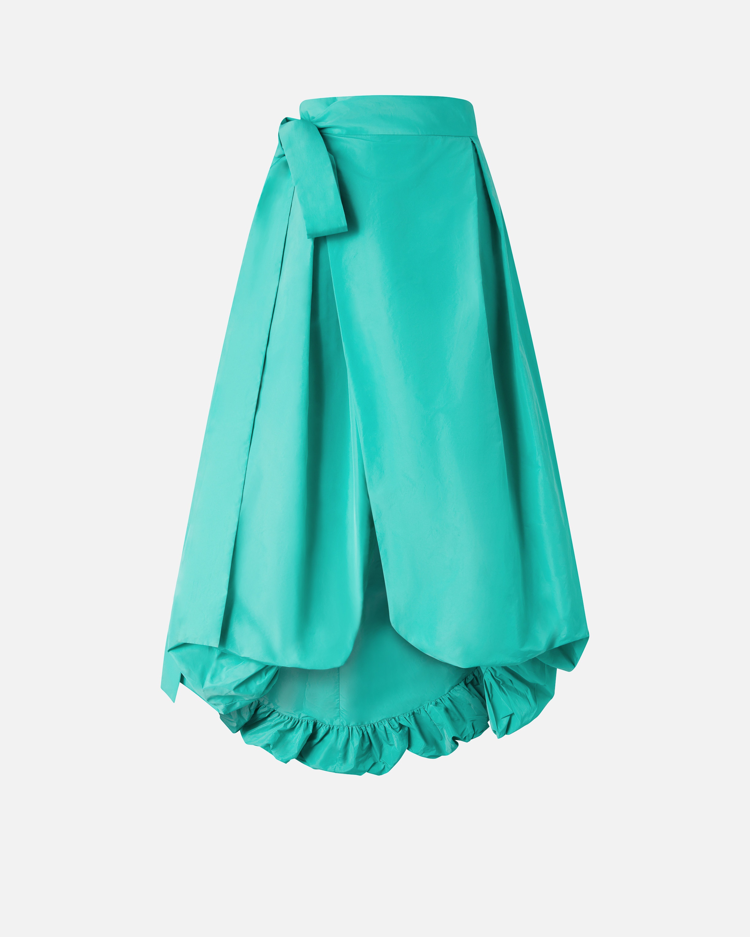 スカート PINKO BARBAGIANNI WIDE SKIRT WITH BOW PINKO WIDE TAFFETA SKIRT WITH BOW | REVERSIBLE
