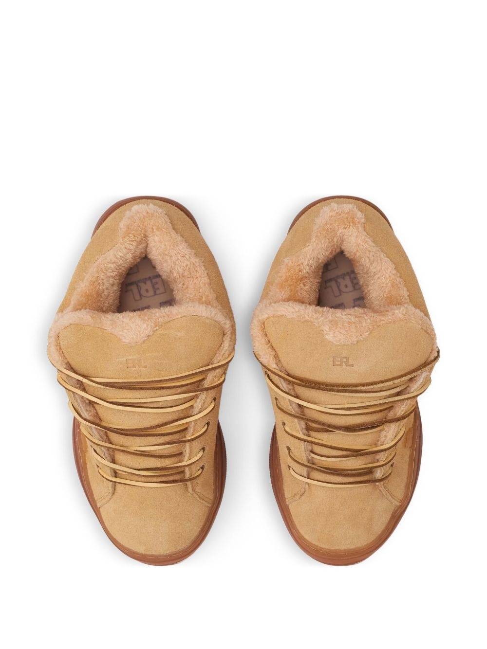 logo-debossed sneakers - 4
