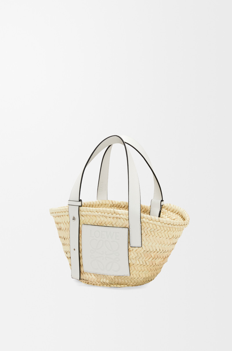 Small Basket bag in palm leaf and calfskin 3