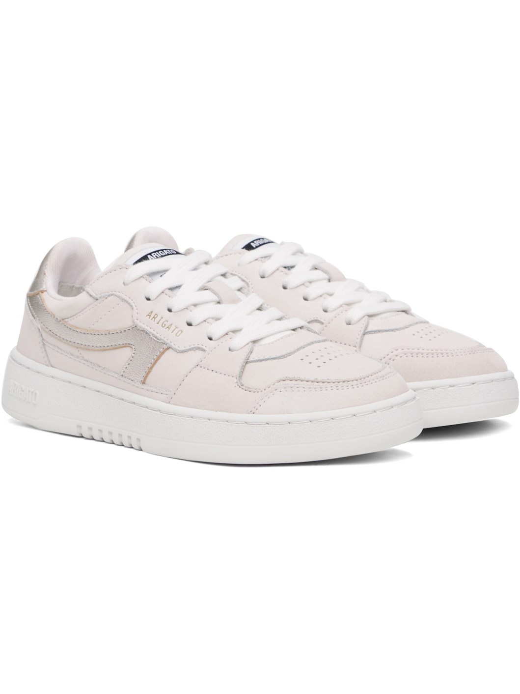 Off-White & Silver Dice-A Sneakers - 4