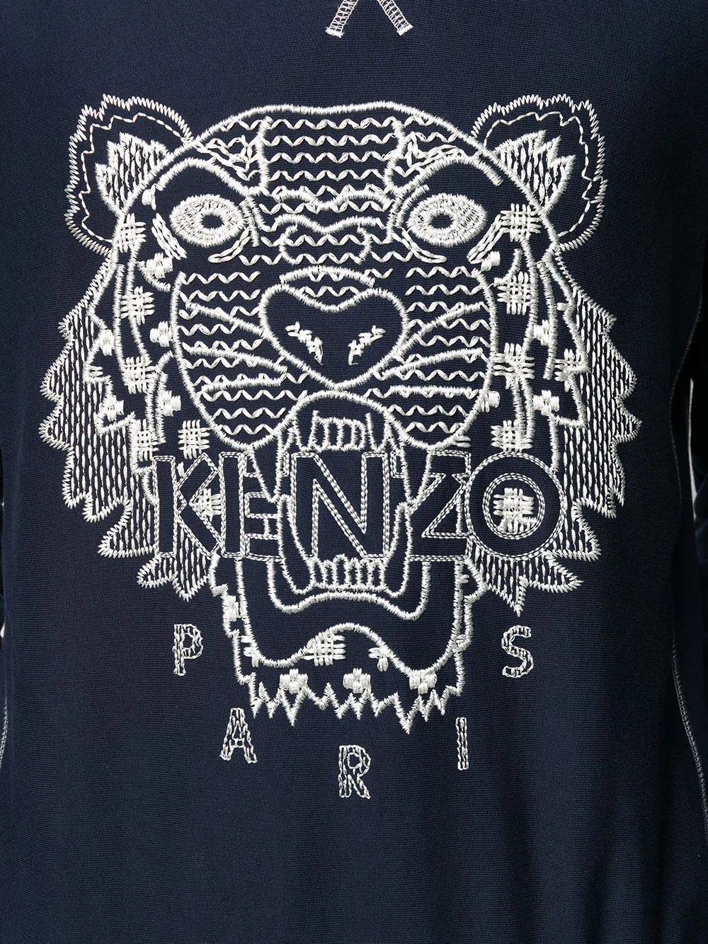 Ikat tiger logo sweatshirt - 5