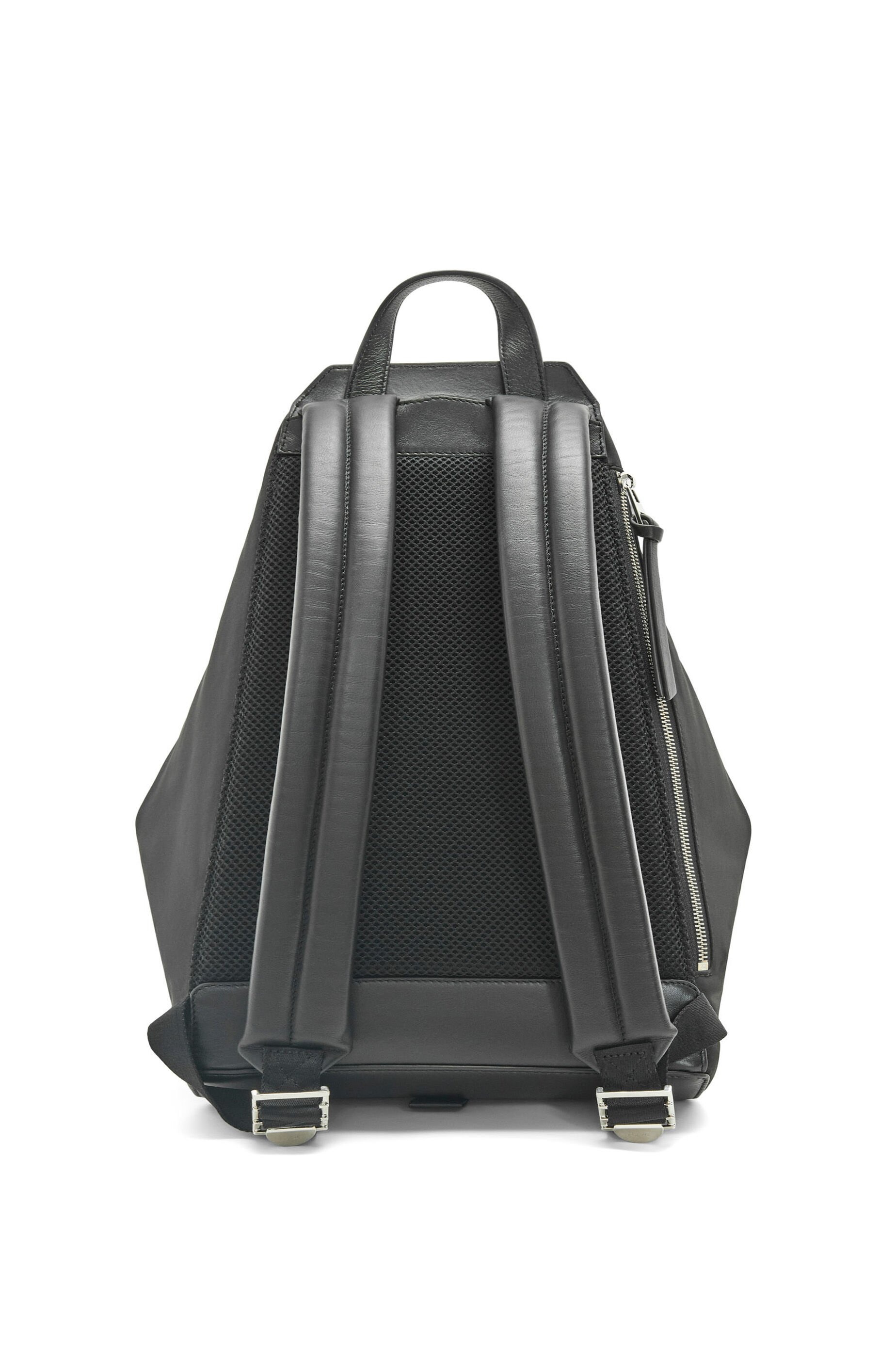 Small Convertible backpack in nylon and calfskin - 4